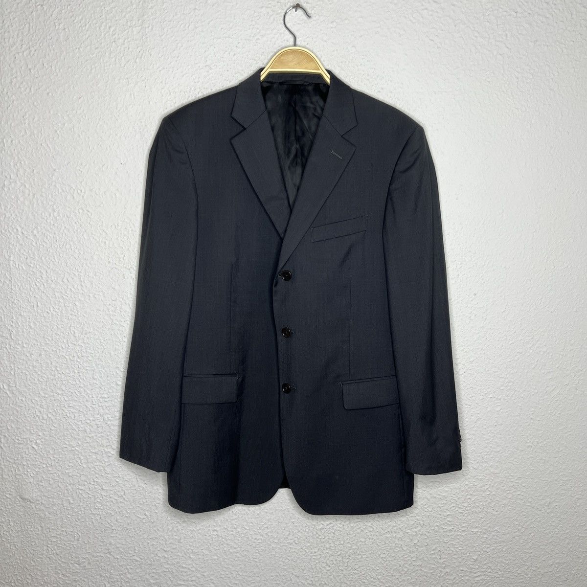 Balmain × Vintage Vintage BALMAIN Black Blazer Wool Jacket M size Size 40R - 1 Thumbnail