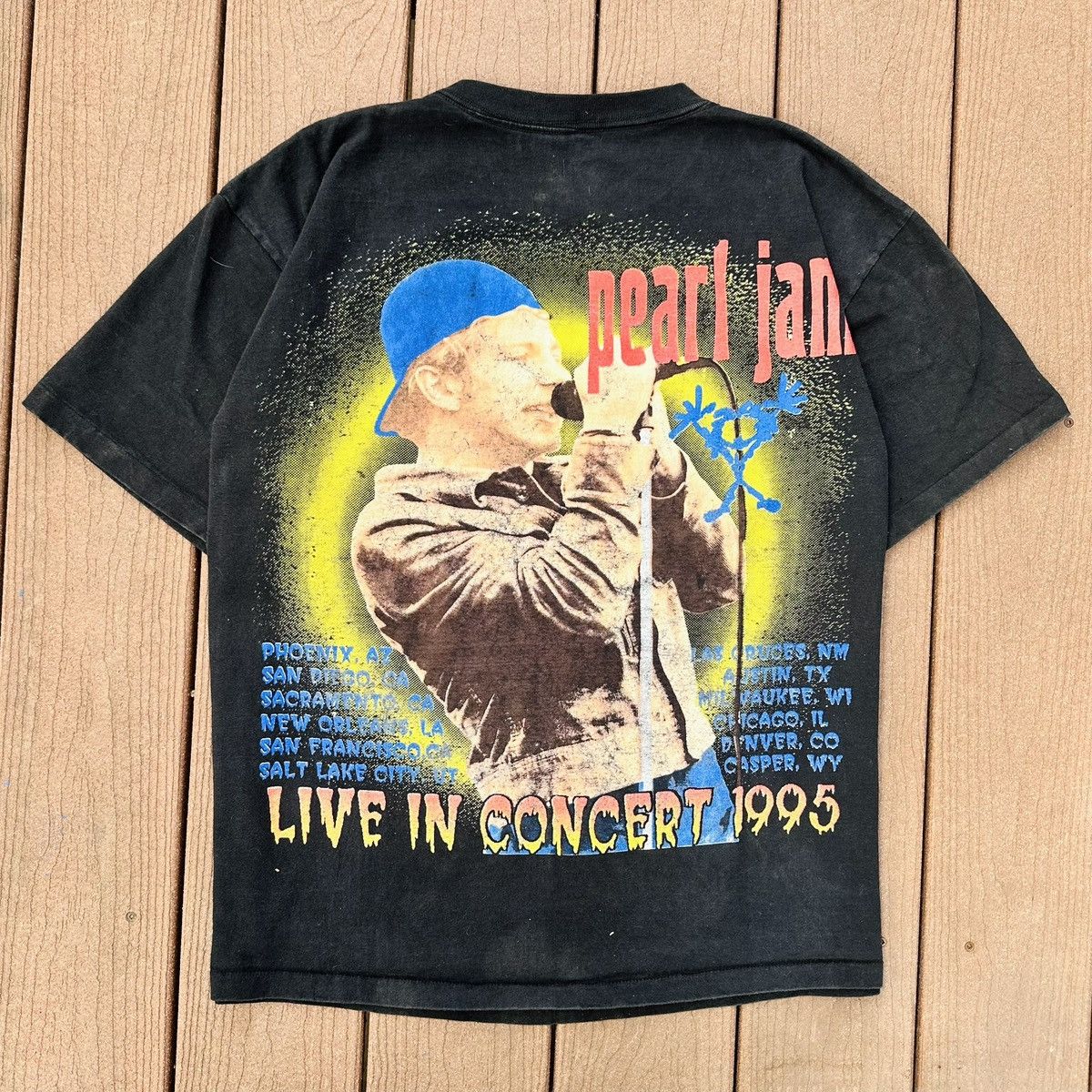 Giant Vintage 1995 Pearl Jam Parking Lot Black SUPER DUPER Size US L / EU 52-54 / 3 - 1 Thumbnail