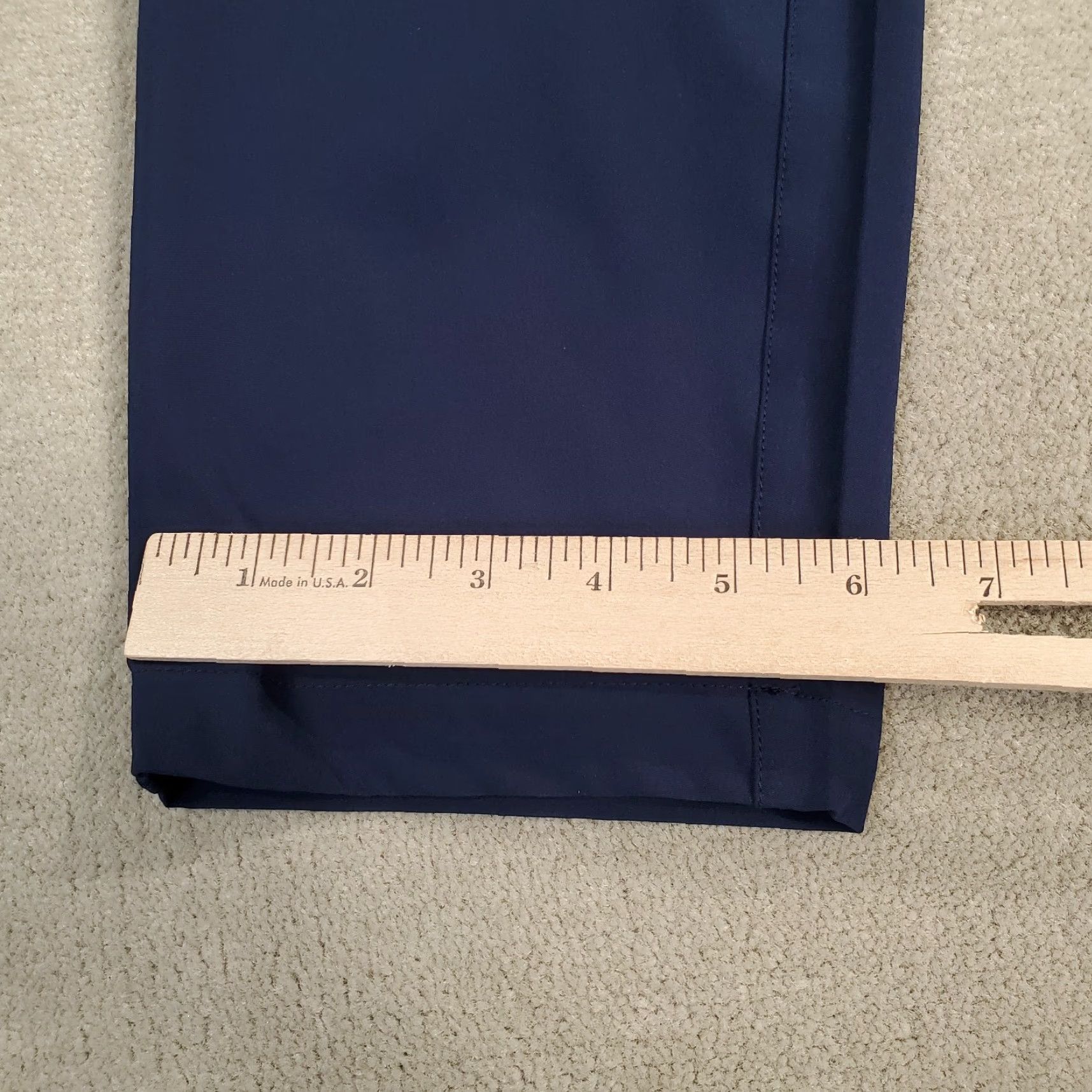 Fabletics Fabletics Pants Mens 34x29 Chino Flat Front Lightweight Performance Blue Regular Inseam 29 Logo Size US 34 / EU 50 - 6 Thumbnail