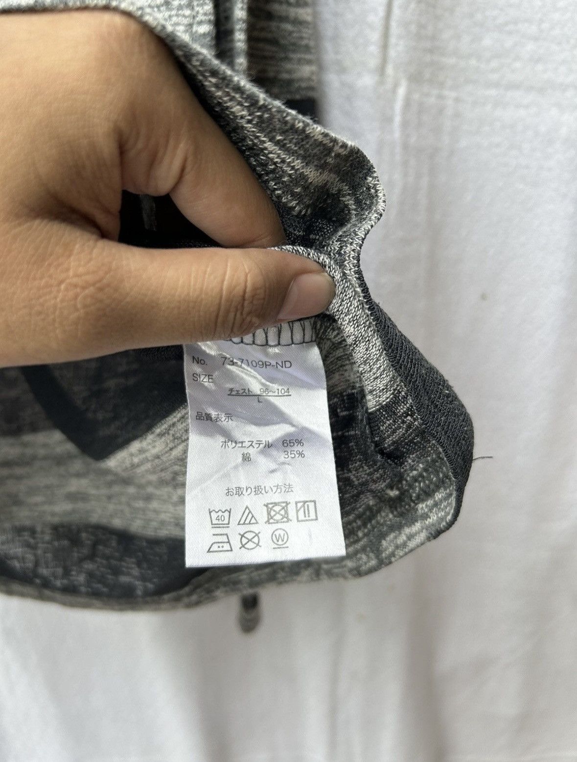 Japanese Brand Real standard japanese striped mesh knit styled Size US M / EU 48-50 / 2 - 8 Thumbnail