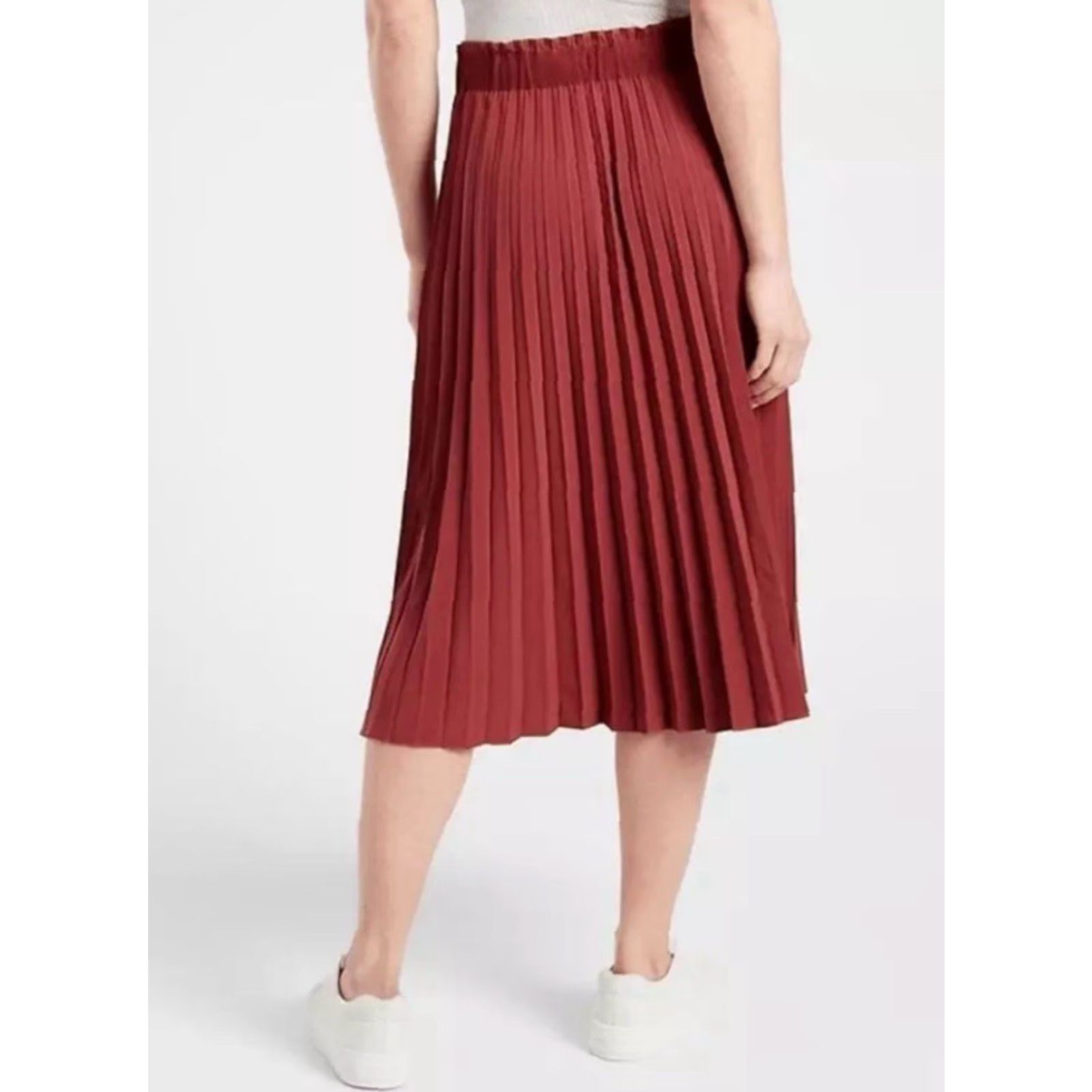 Athleta Athleta Skirt Women S Red Midi A-Line Burgundy 27-34” Waist 28” Length Size 28" / US 6 / IT 42 - 2 Thumbnail