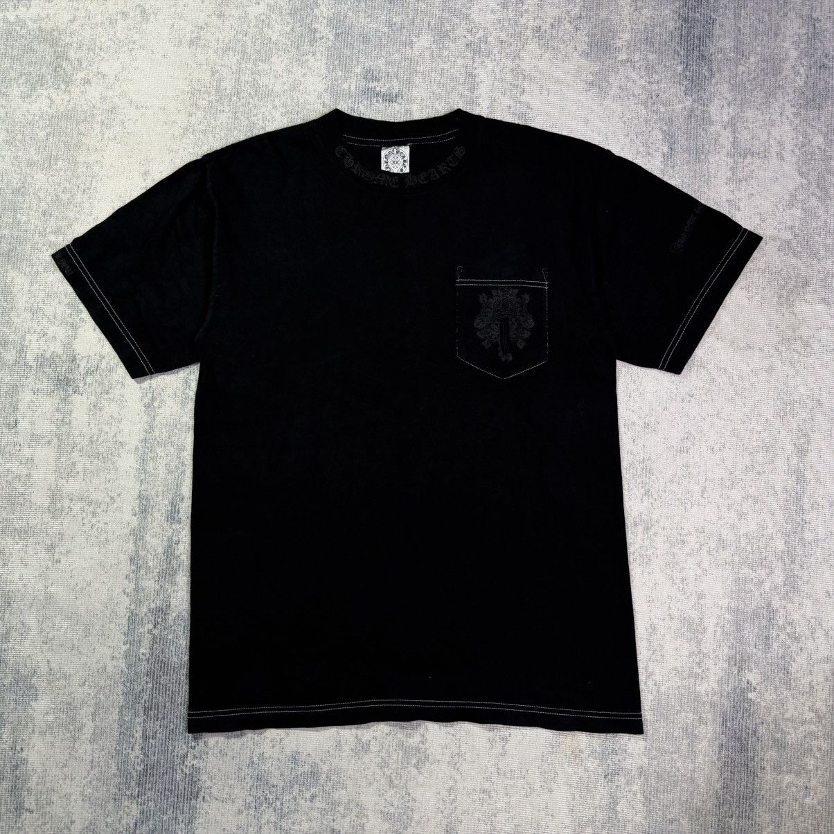 Chrome Hearts RARE! Only 1 listed here - Contrast Stitch Tonal Print Size US M / EU 48-50 / 2 - 2 Thumbnail