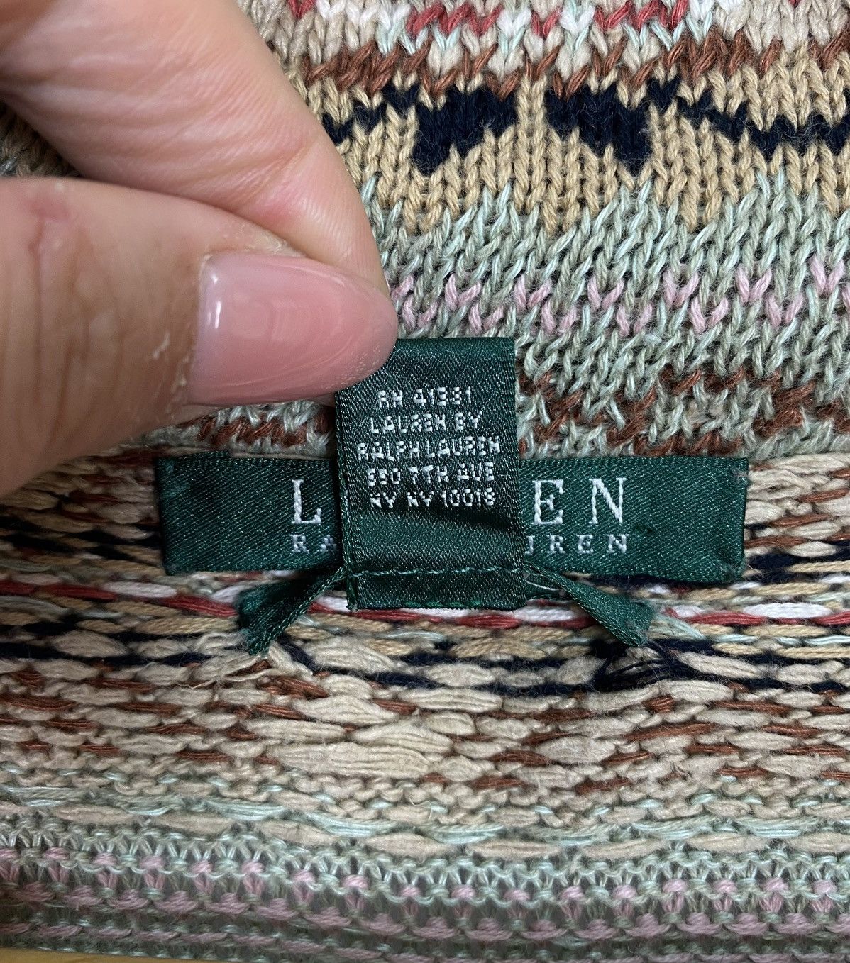Lauren Ralph Lauren Lauren Ralph Lauren Exclusive Knitted Top Buttons Up Size XL / US 12-14 / IT 48-50 - 4 Thumbnail