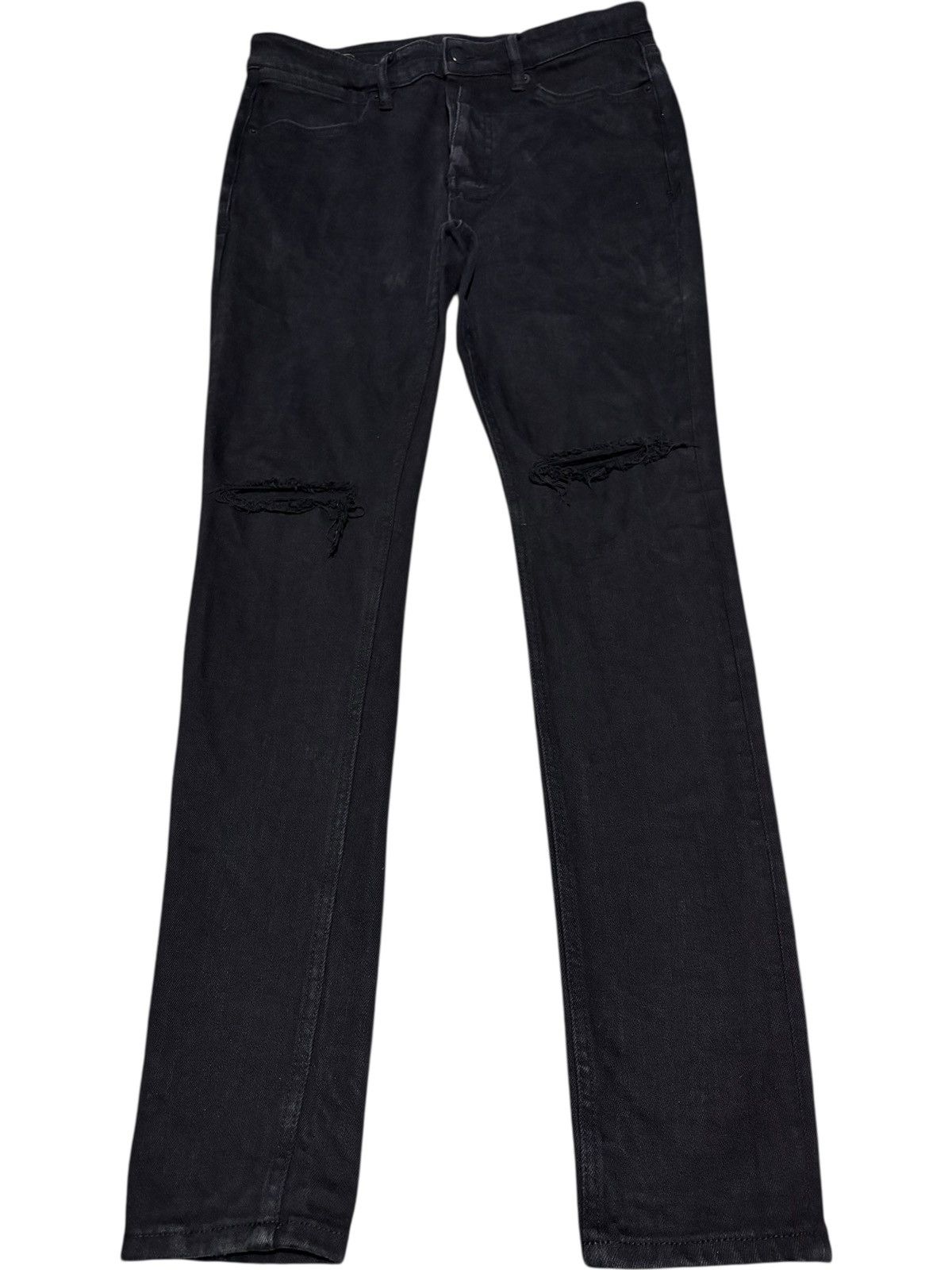 Ksubi 31 Vintage Ksubi Van Winkle Jeans Distressed knee denim logo Size US 31 - 1 Thumbnail
