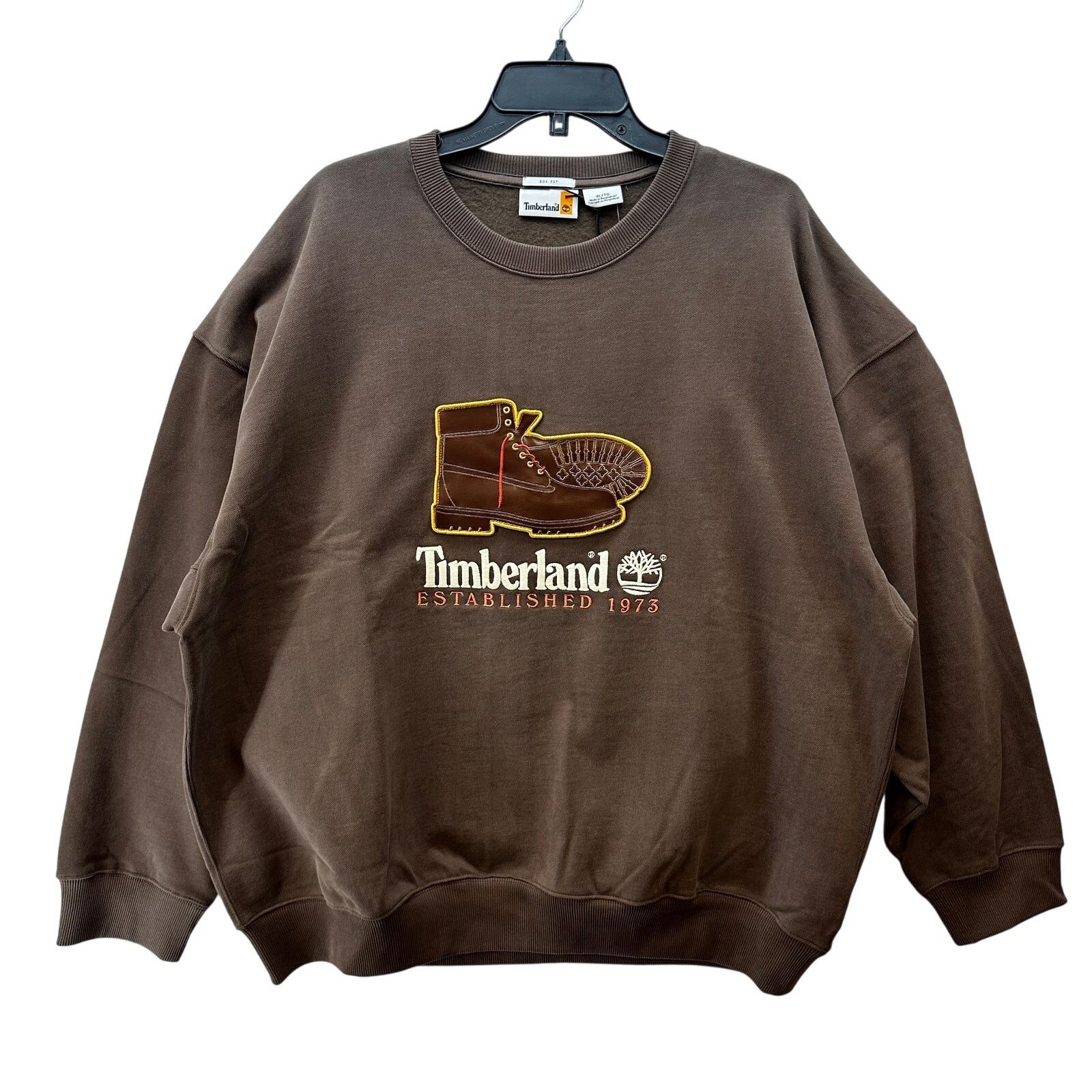 Timberland Timberland Vintage Style Chocolate Brown Sweatshirt A62XK XL Size US XL / EU 56 / 4 - 1 Thumbnail