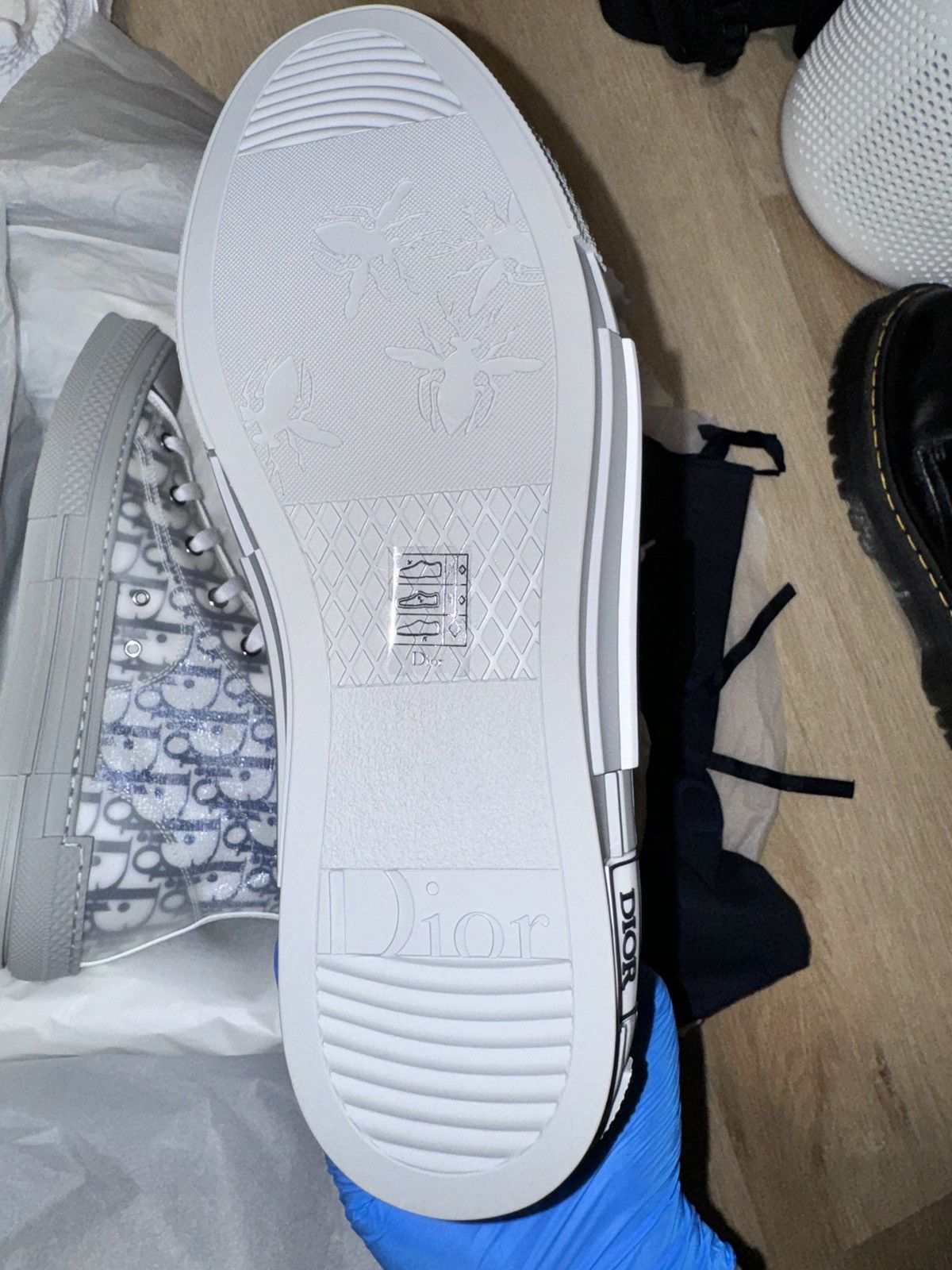 Dior Dior B23 High Oblique Blue/Grey Size US 11 / EU 44 - 8 Thumbnail