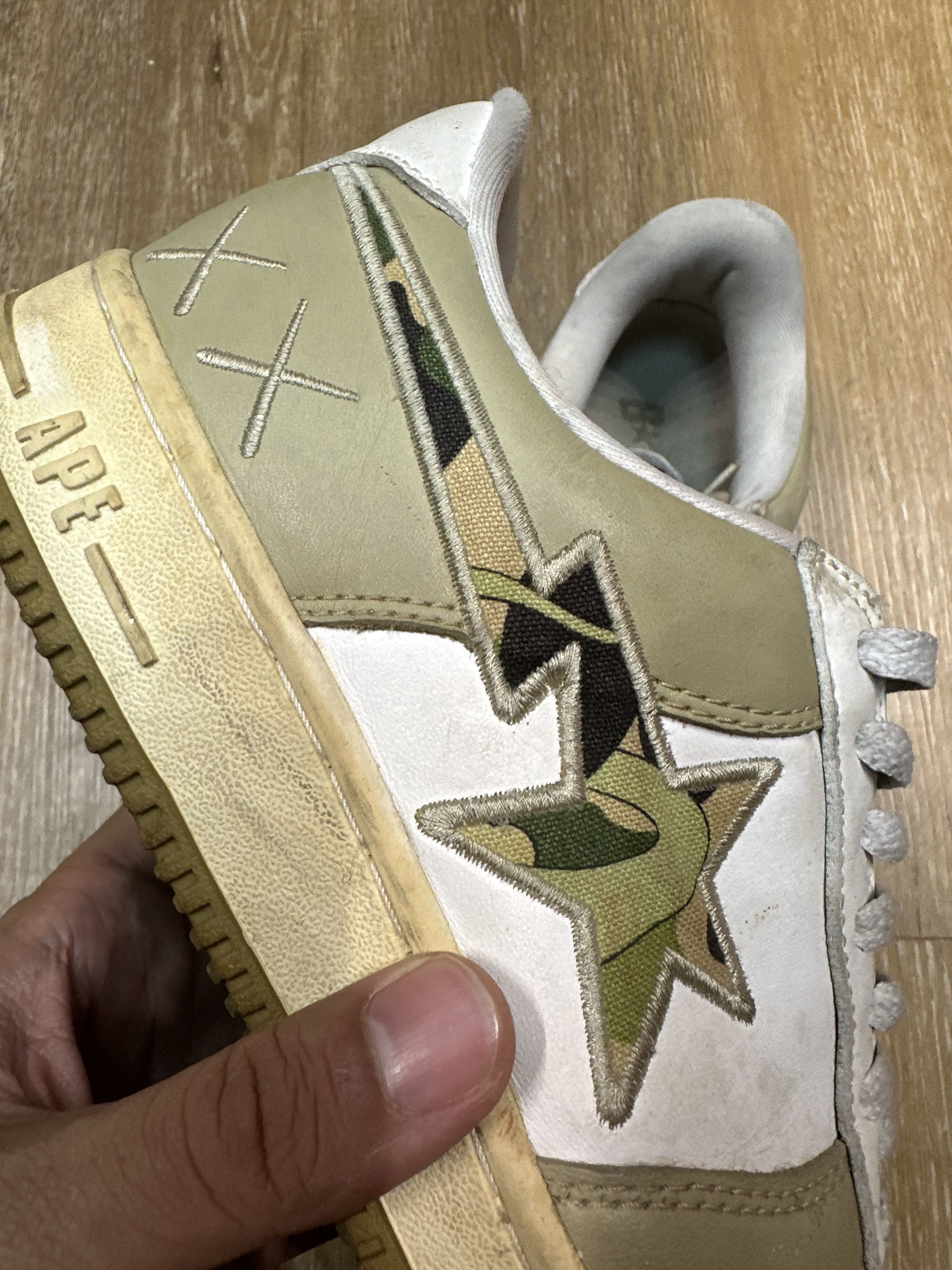 Bape × Kaws Rare 2006 Vtg Bapesta x Kaws Sneaker Size US 10.5 / EU 43-44 - 5 Thumbnail