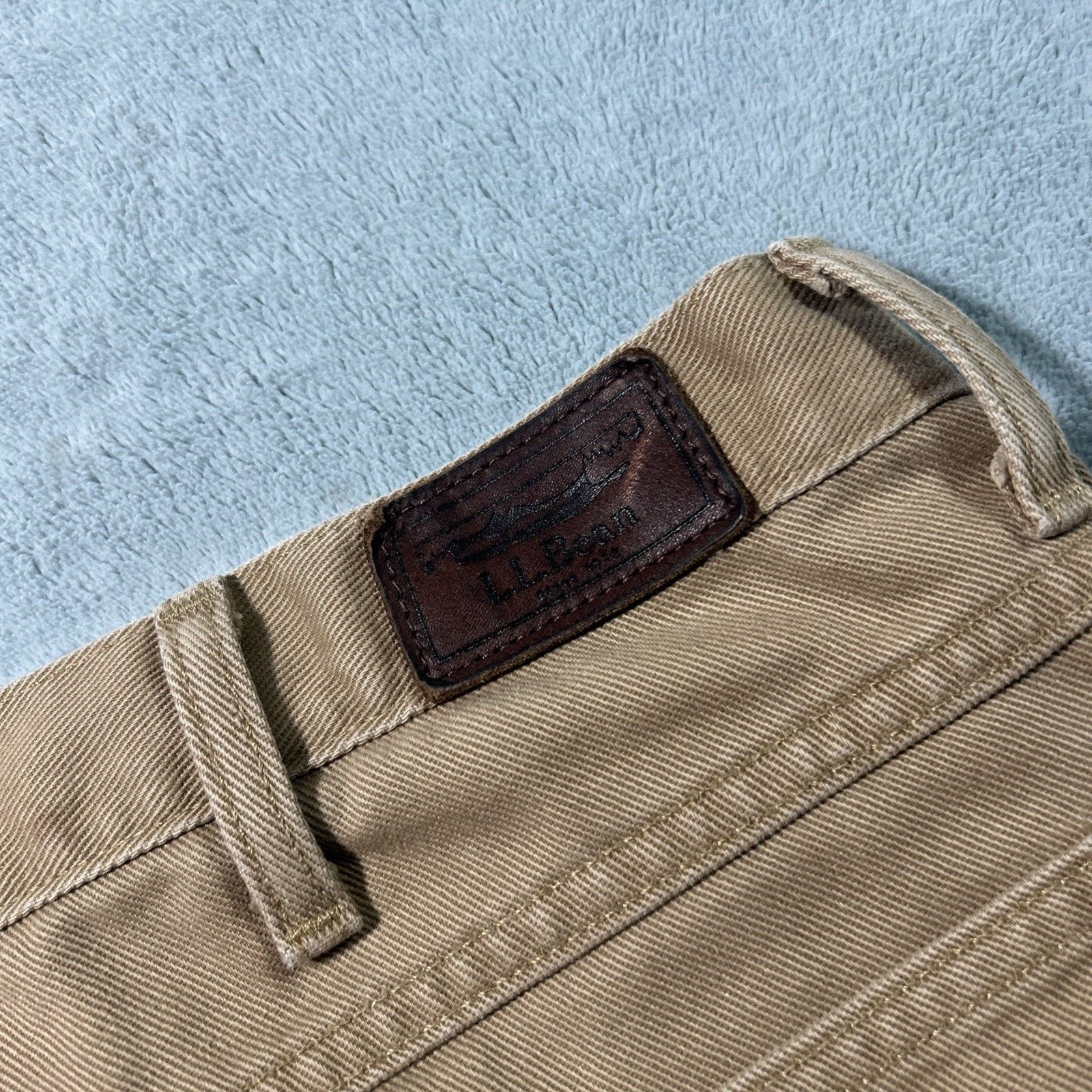 L.L. Bean LL Bean Flannel Lined Straight Jeans 38x32 Plaid Outdoors Size US 38 / EU 54 - 4 Thumbnail