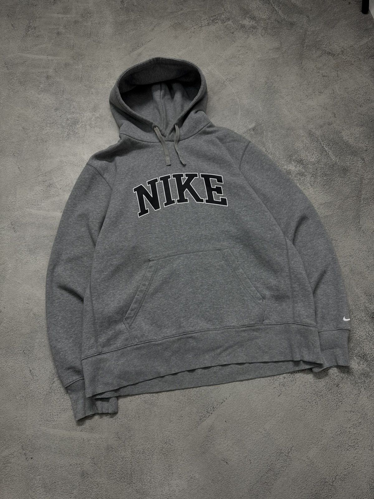 Nike Vintage Y2K Nike Big Swoosh Hoodie 00’s Size US XL / EU 56 / 4 - 3 Thumbnail