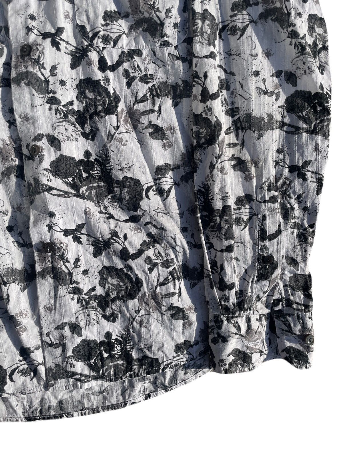 If Six Was Nine 2000s Japanese archive Vkei Floral Slim-fit Shirts Y2K Size US S / EU 44-46 / 1 - 6 Thumbnail