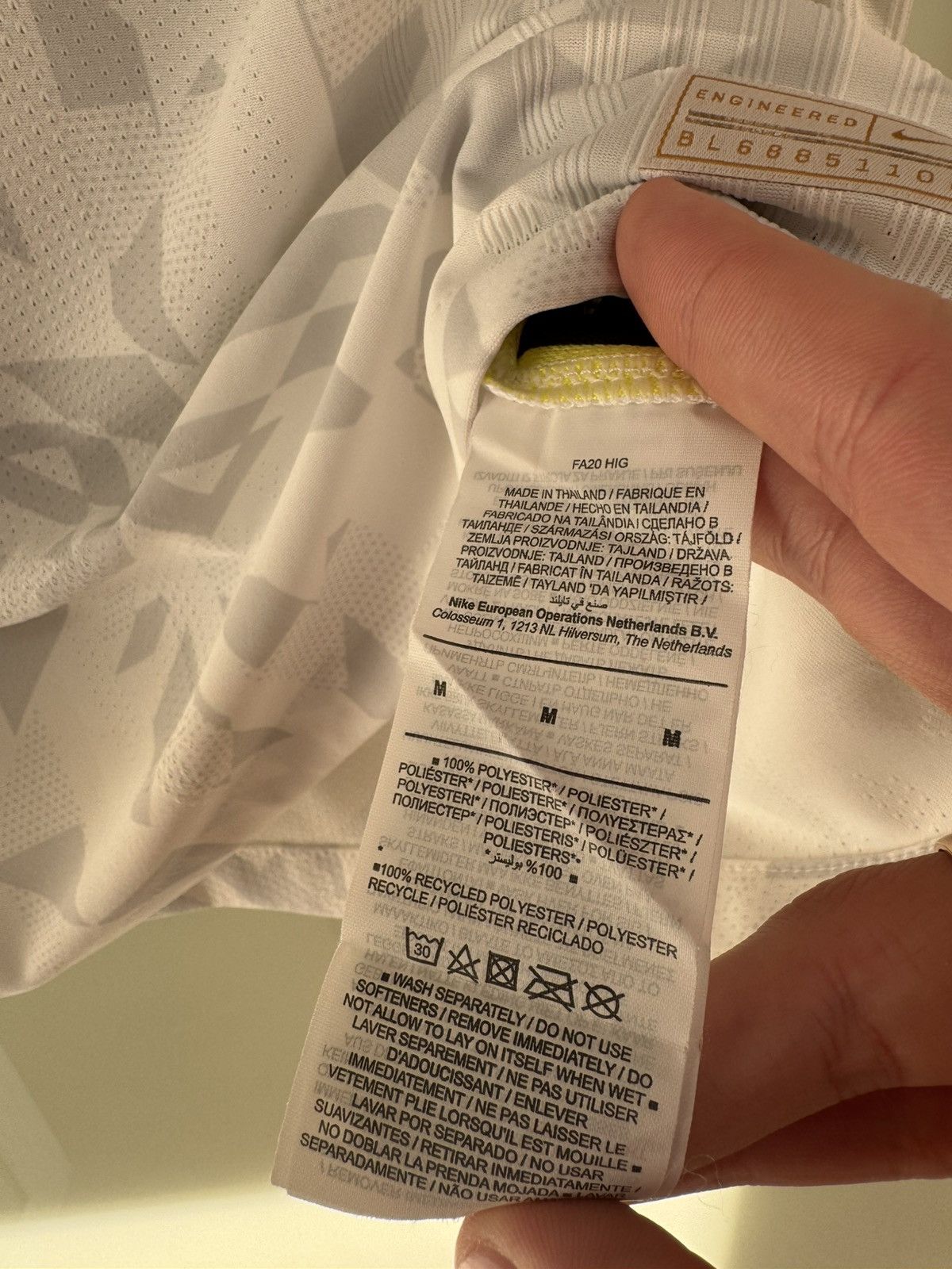 Nike Bale #9 Tottenham Hotspur 2020-2021 Player Issue Home Jersey Size US M / EU 48-50 / 2 - 17 Thumbnail