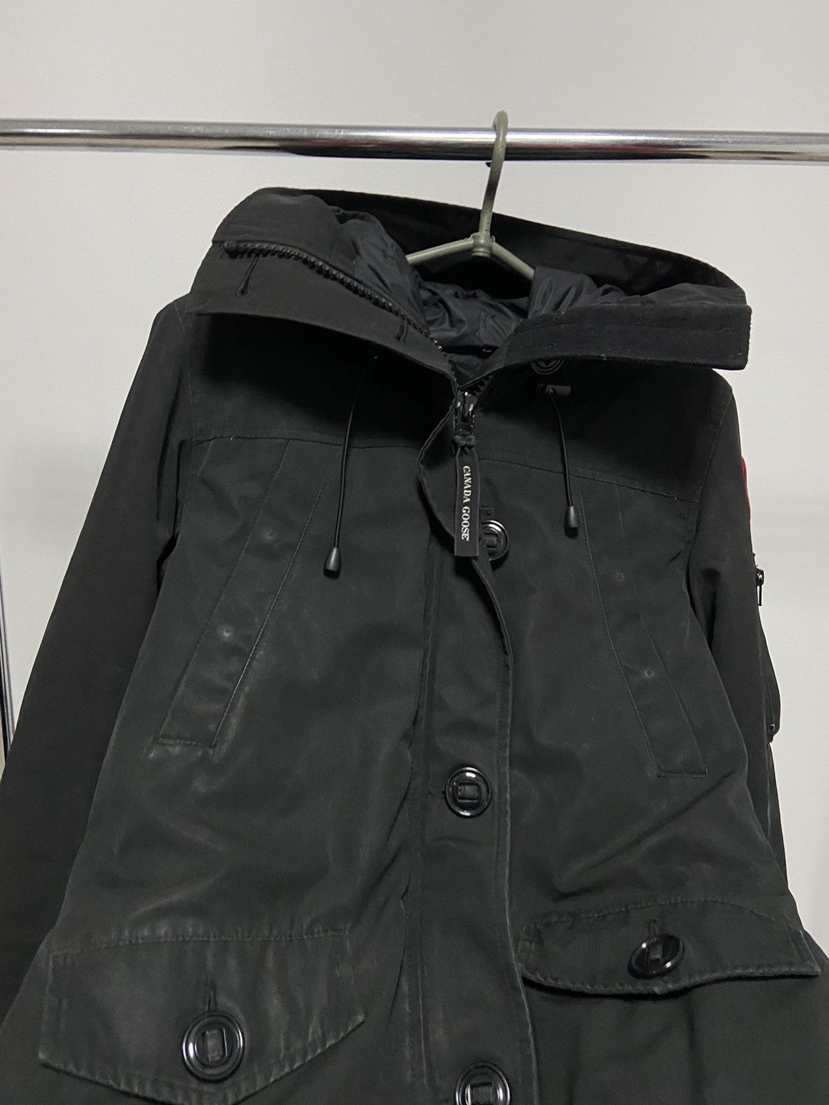 Canada Goose × Vintage Canada goose montebello jacket parka patch small logo womans Size S / US 4 / IT 40 - 10 Thumbnail