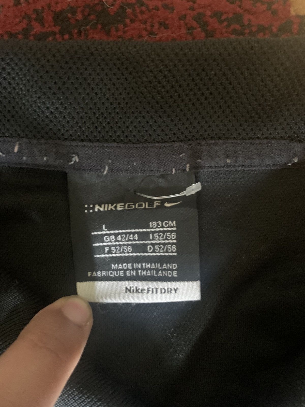 Nike Nike Y2K black golf shirt Size US L / EU 52-54 / 3 - 4 Thumbnail