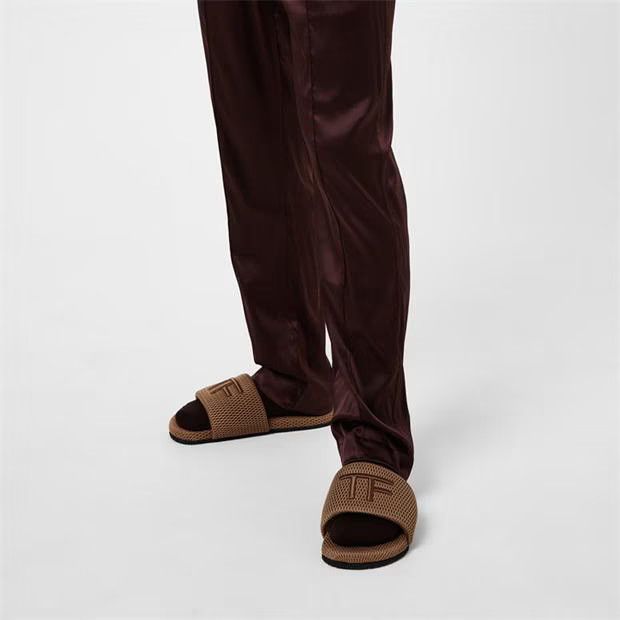 Tom Ford o1loc1c0724 J1376 Mesh Slides in Brown Size US 8 / EU 41 - 2 Thumbnail
