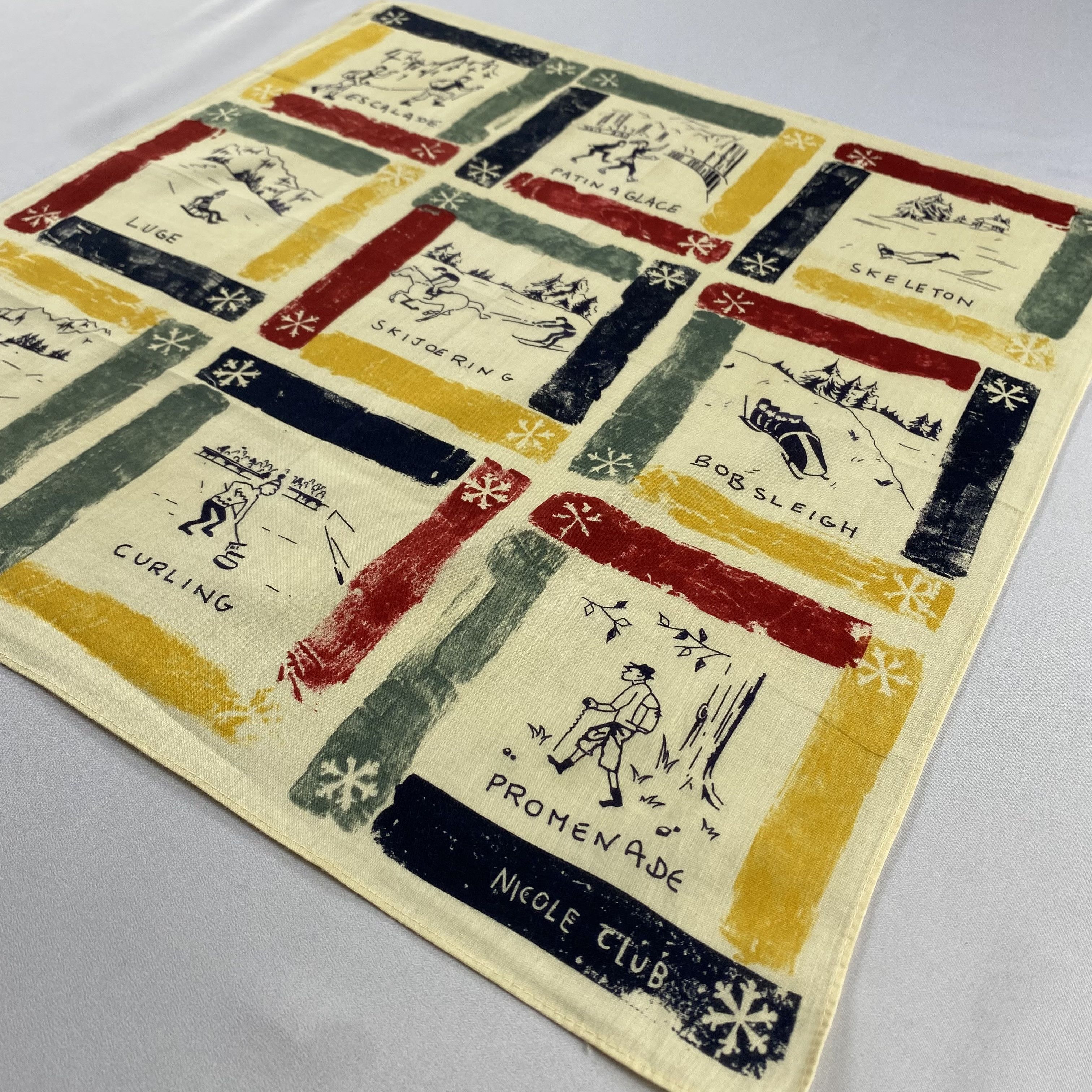 Japanese Brand × Vintage Nicole Club Handkerchief / Neckerchief / Bandana-P777 Size ONE SIZE - 2 Thumbnail