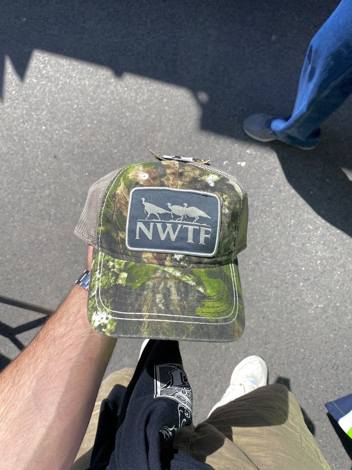 NASCAR × Realtree NASCAR Realtree Distressed NFTW Racing Hat Cap Size ONE SIZE - 2 Thumbnail