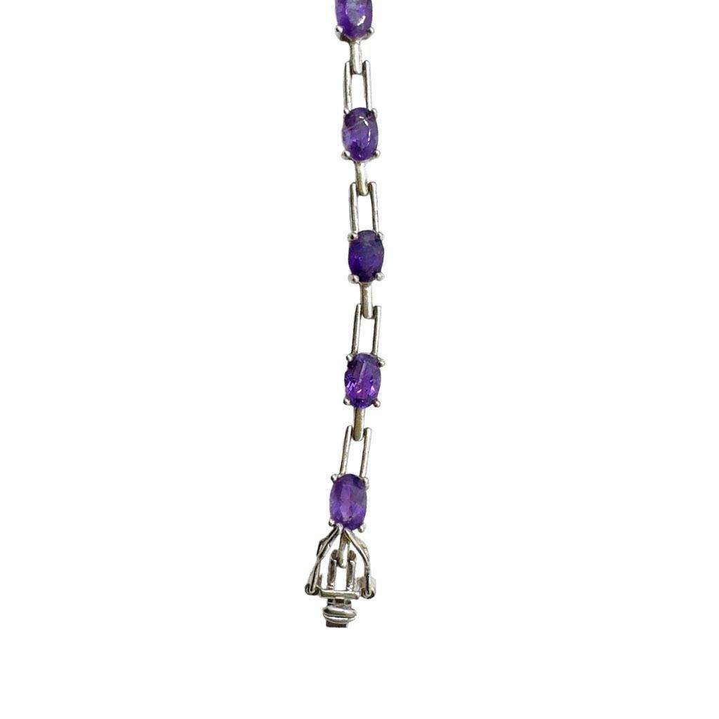 Other ROSS-SIMMONS .925 STERLING SILVER & Prong Set Genuine AMETHY Size ONE SIZE - 4 Thumbnail