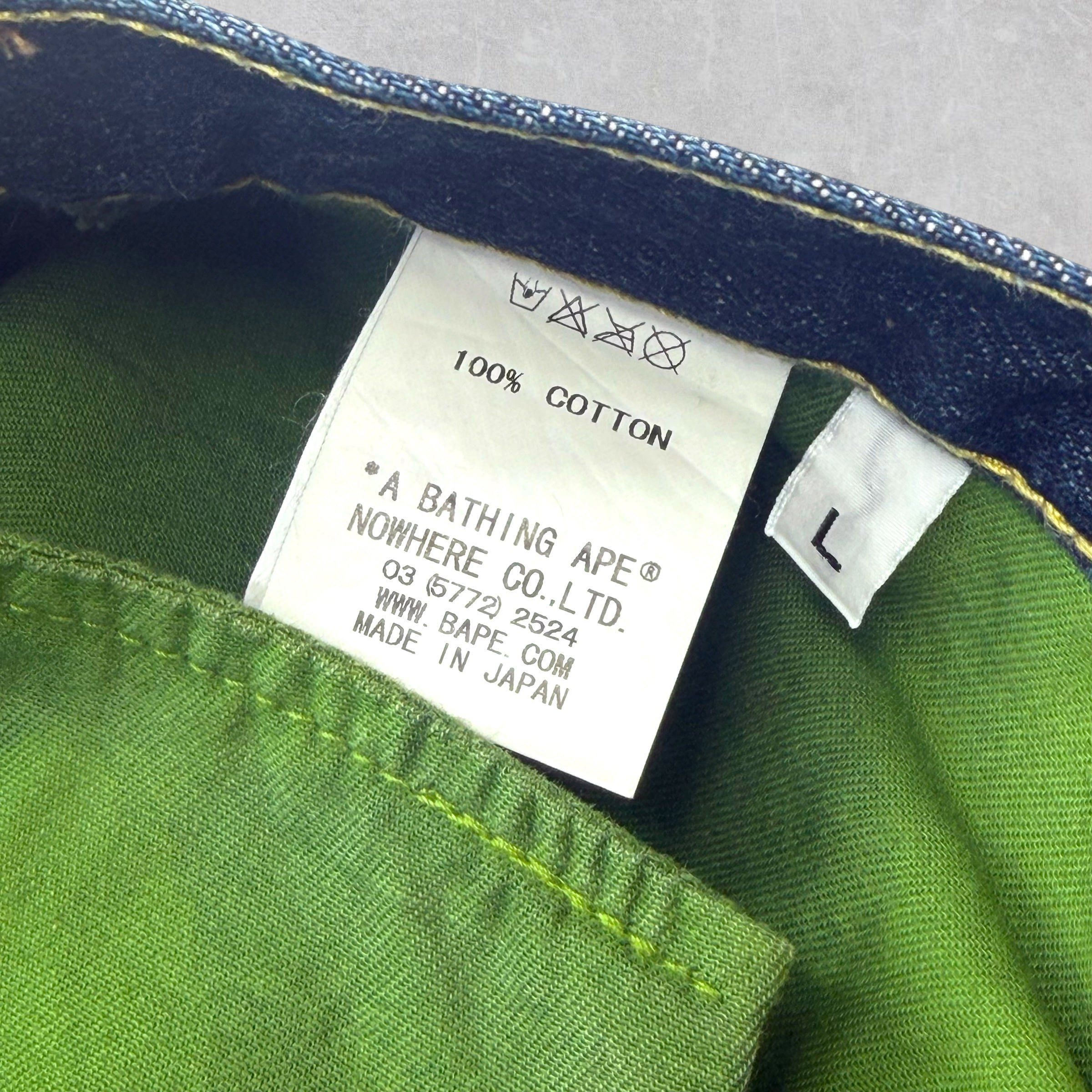 Bape Bape Spell Out Denim L Size US 34 / EU 50 - 5 Thumbnail