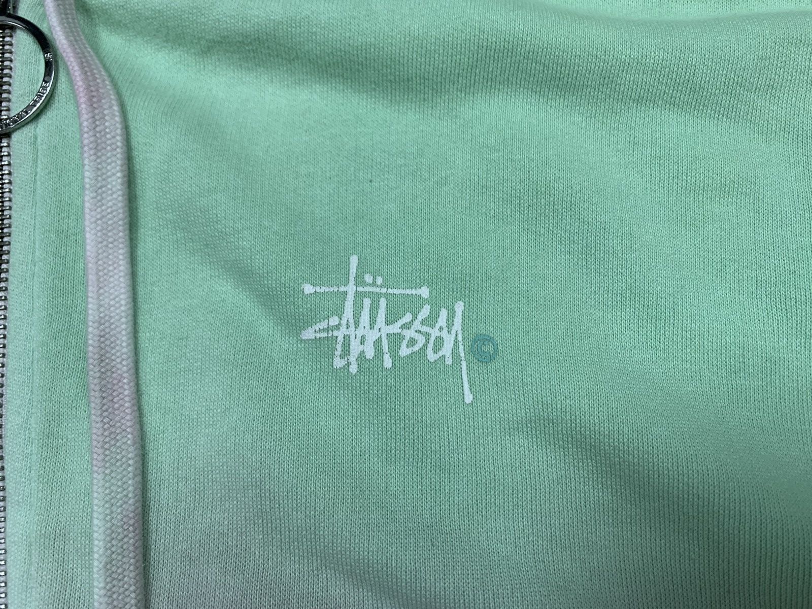 Stussy Stussy Distressed Stock Tie Die Lilac Baggy Hoodie Size US XXL / EU 58 / 5 - 8 Thumbnail