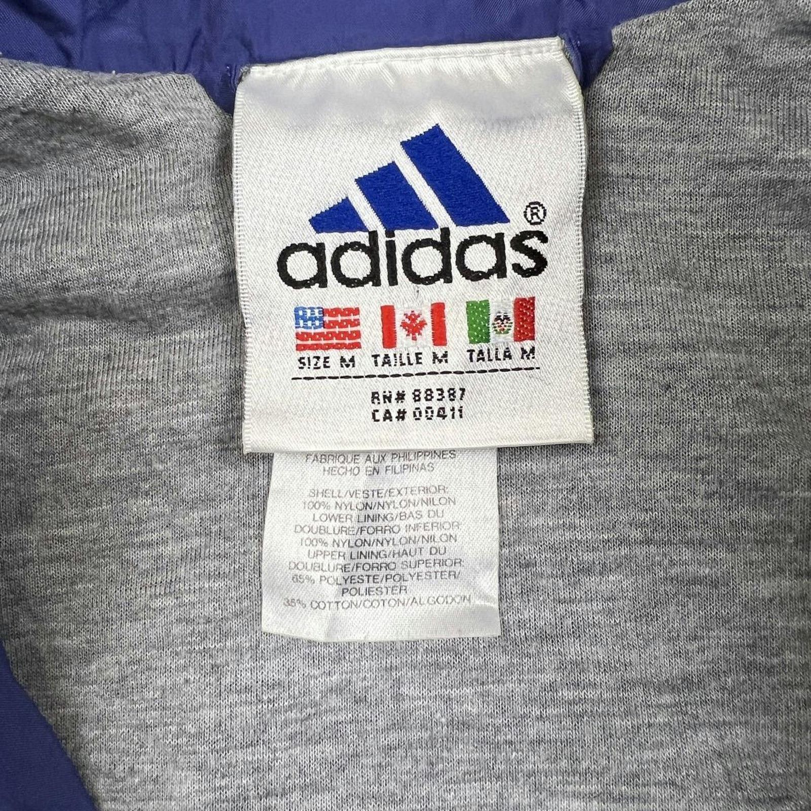 Adidas × Vintage VTG Adidas Jacket Medium Spell Out Half Zip 90s Windbreaker Size US M / EU 48-50 / 2 - 5 Thumbnail