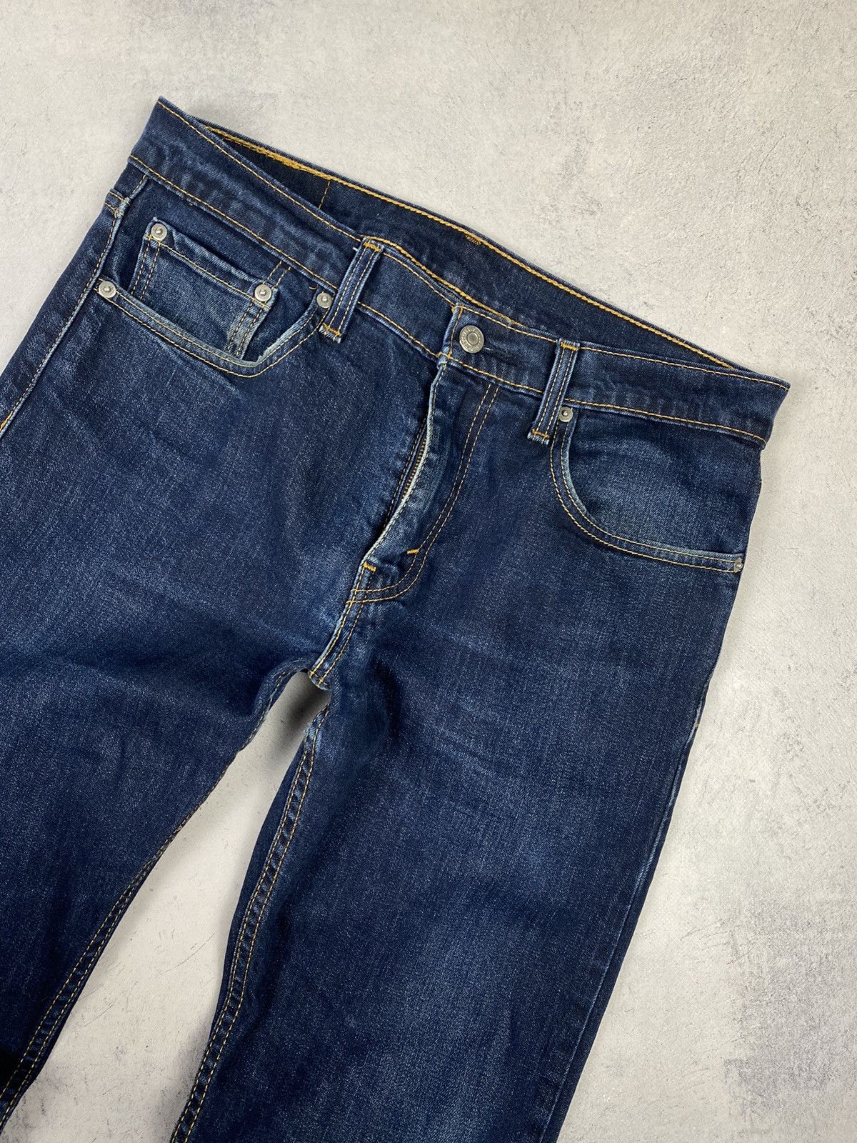 Levi's Levis Strauss & Co 502 Dark Blue Denim Jeans 32 x 32 Size US 33 - 6 Thumbnail