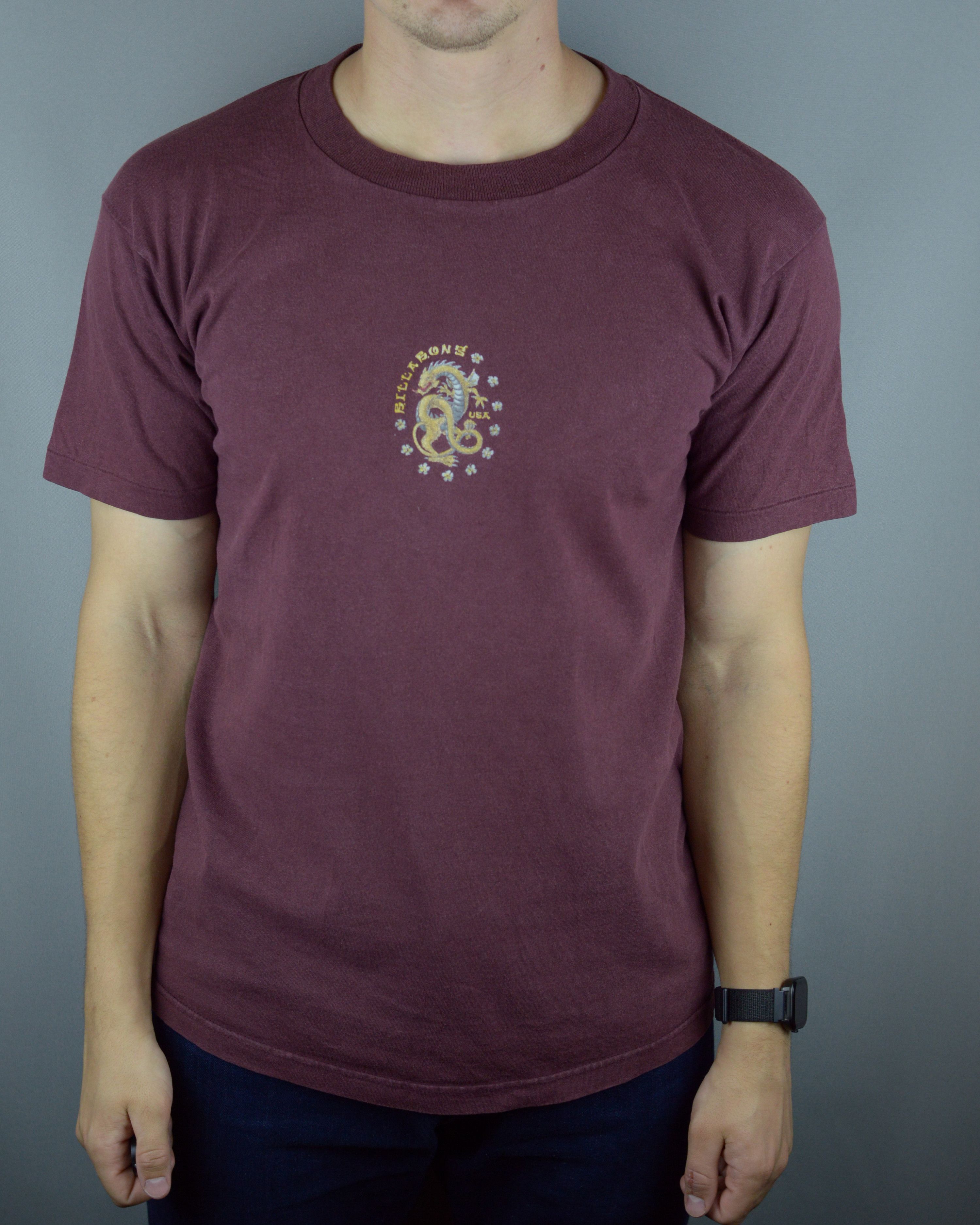 Billabong × Vintage Vintage Billa Bong Dragon 90s t shirt Size US L / EU 52-54 / 3 - 1 Thumbnail