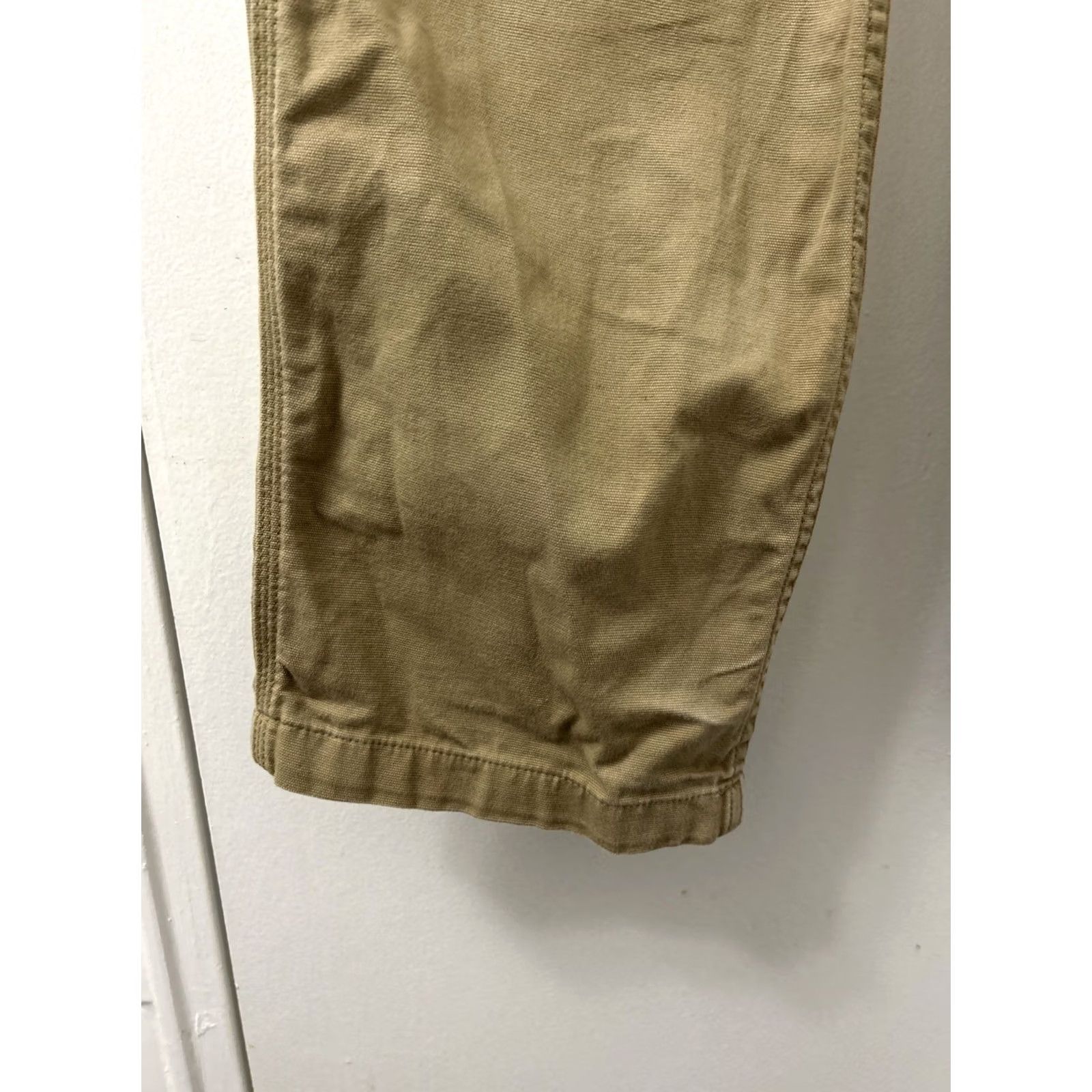 Carhartt Carhartt Work Pants Mens 31x32 Tan Brown Rugged Flex Relaxed Fit Canvas BN2291-M Pants Mens Regular Brown Canvas Relaxed Fit Workwear Size US 31 - 7 Thumbnail