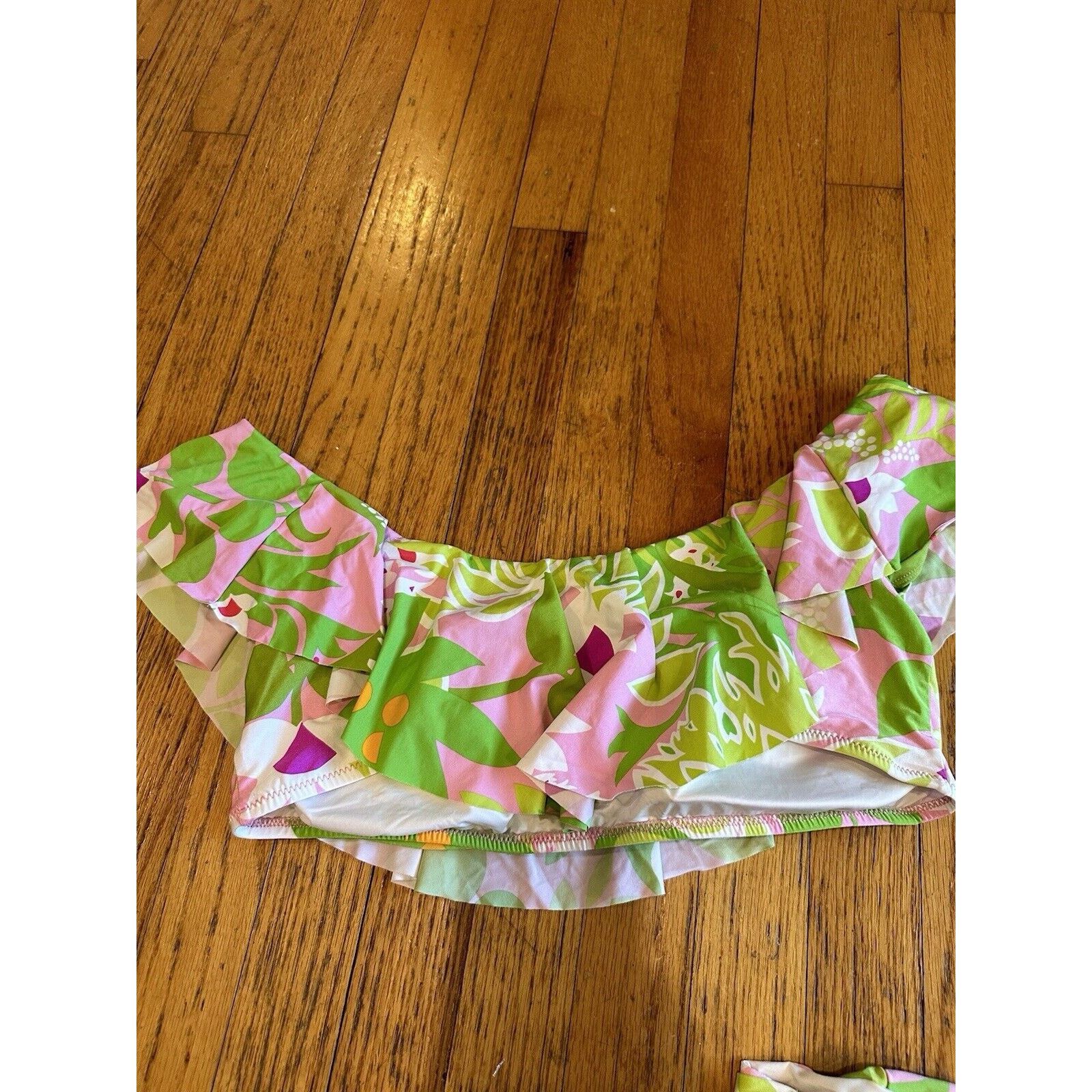 Trina Turk Trina Turk Bandeau Bikini Set Size 14 La Palma Size ONE SIZE - 14 Thumbnail