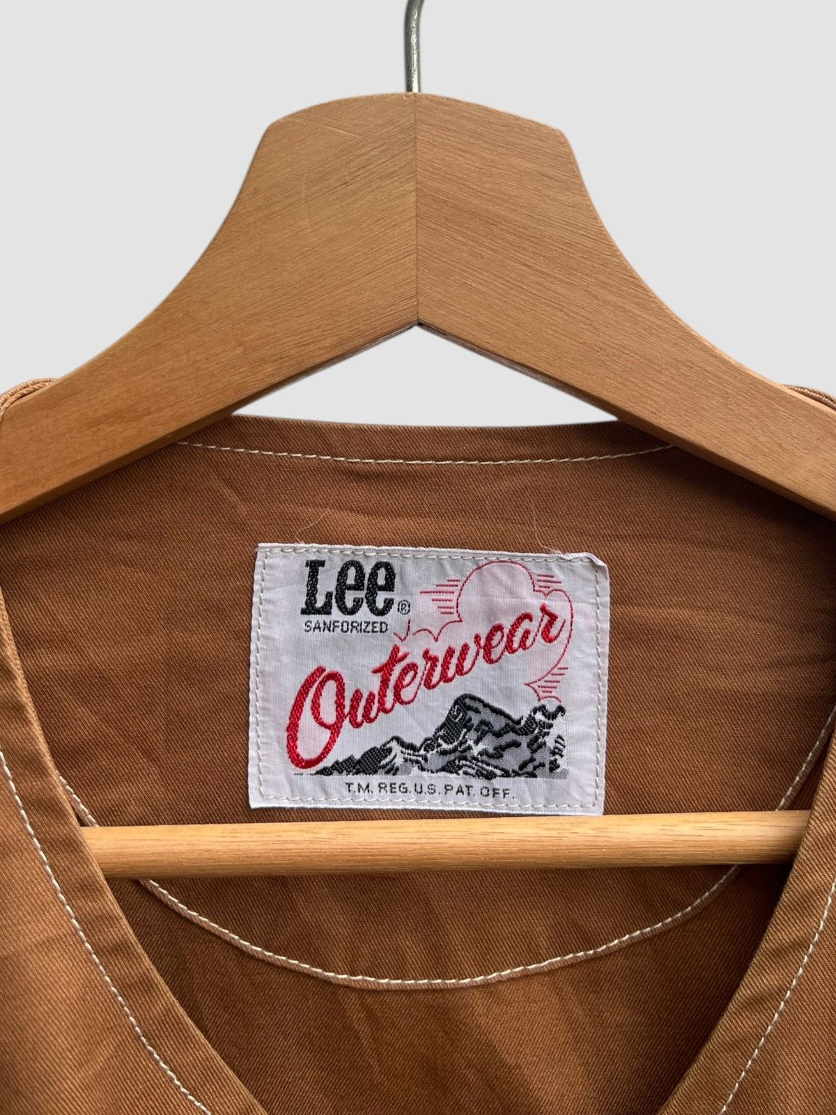 Lee Lee Sanforized Outerwear No Collar Chore Jacket Size US L / EU 52-54 / 3 - 8 Thumbnail