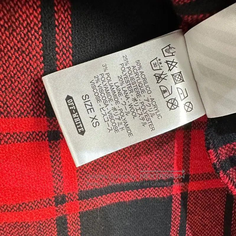 Off-White Off-White Red Wool Cardigan for Men . Size US XS / EU 42 / 0 - 6 Thumbnail