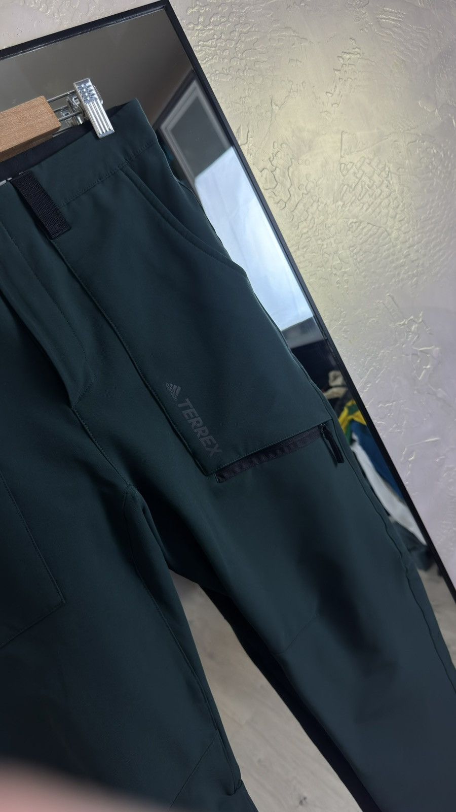 Adidas Gorpcore Adidas Terrex Yearound Fleece-Lined Softshell Pants Size US 30 / EU 46 - 2 Thumbnail