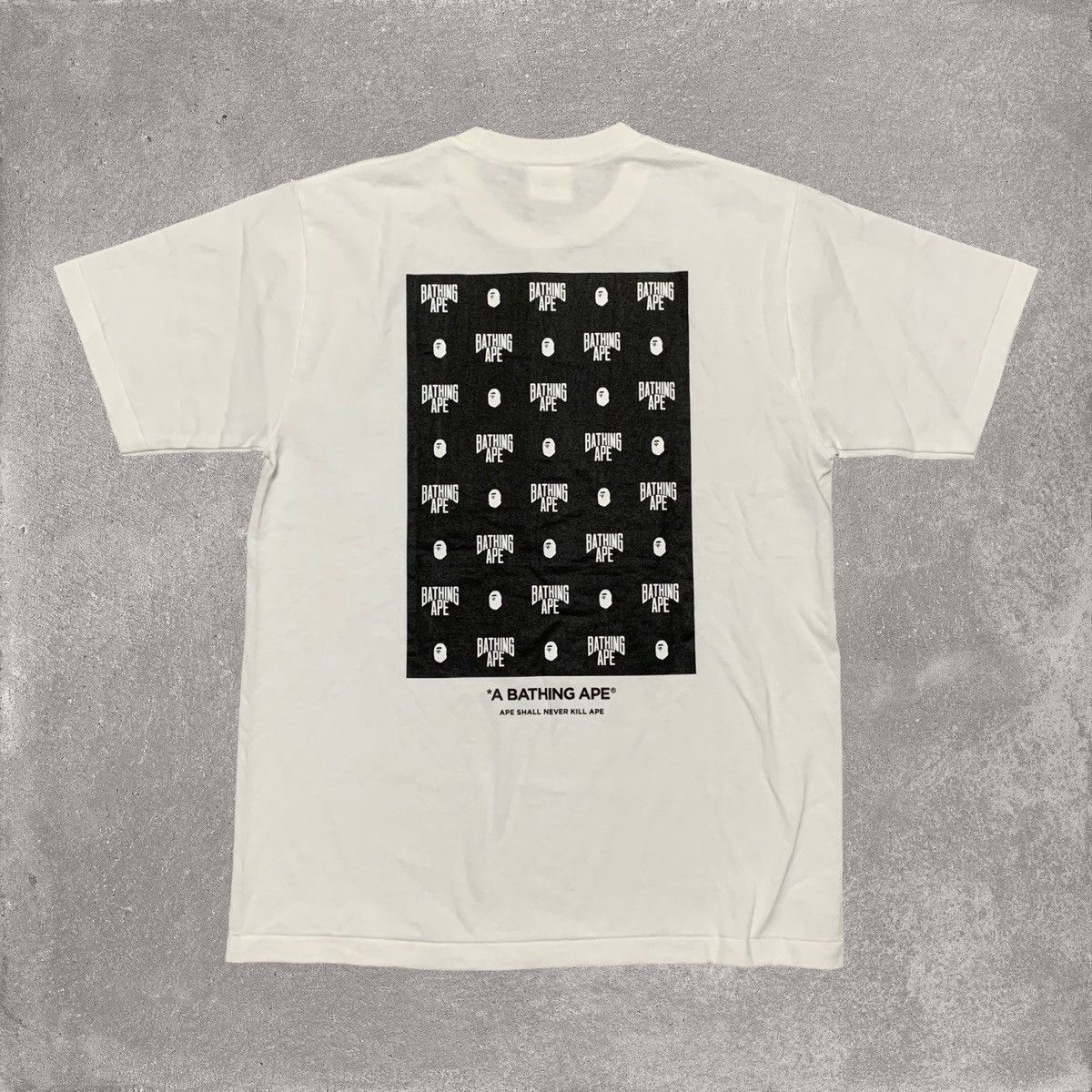 Bape Bape Medium Graphic A Bathing Ape White Tee Size US M / EU 48-50 / 2 - 1 Thumbnail