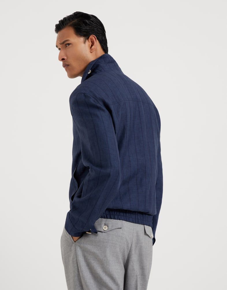 Brunello Cucinelli o1w1db10825 Jacket Water Resistant in Blue Size US M / EU 48-50 / 2 - 5 Thumbnail