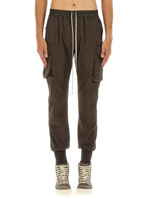 Rick Owens o1mle0426 Mastodon Cargo Pants in Brown Size 30" / US 8 / IT 44 - 1 Thumbnail