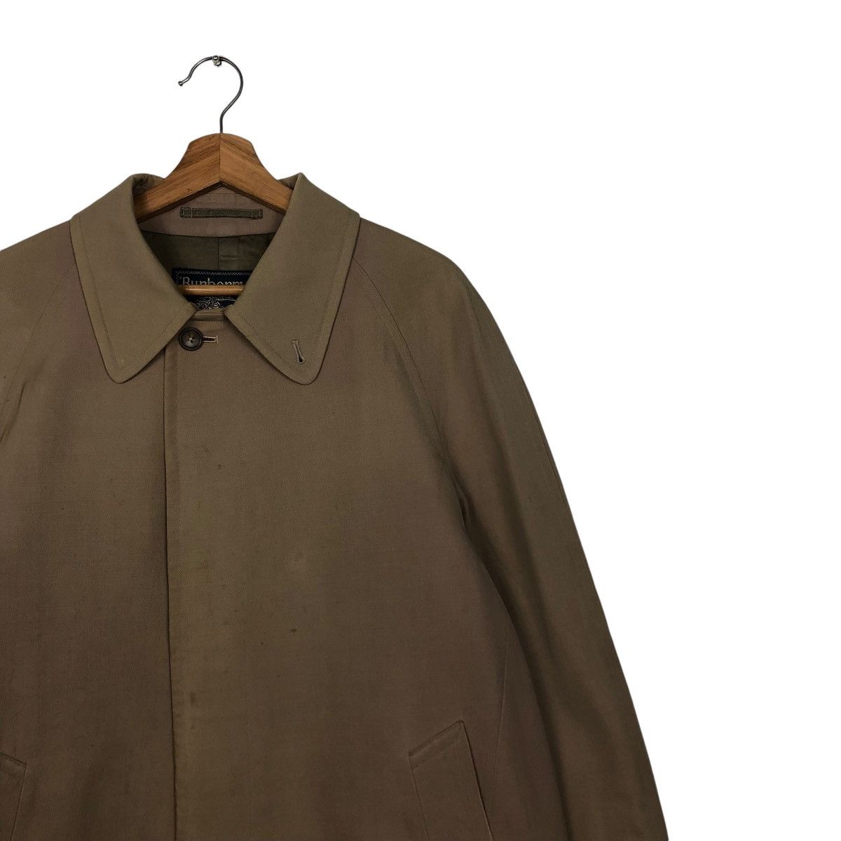 Burberry 🔥VINTAGE LONG JACKET BUTTON BURBERRYS Size US M / EU 48-50 / 2 - 9 Thumbnail