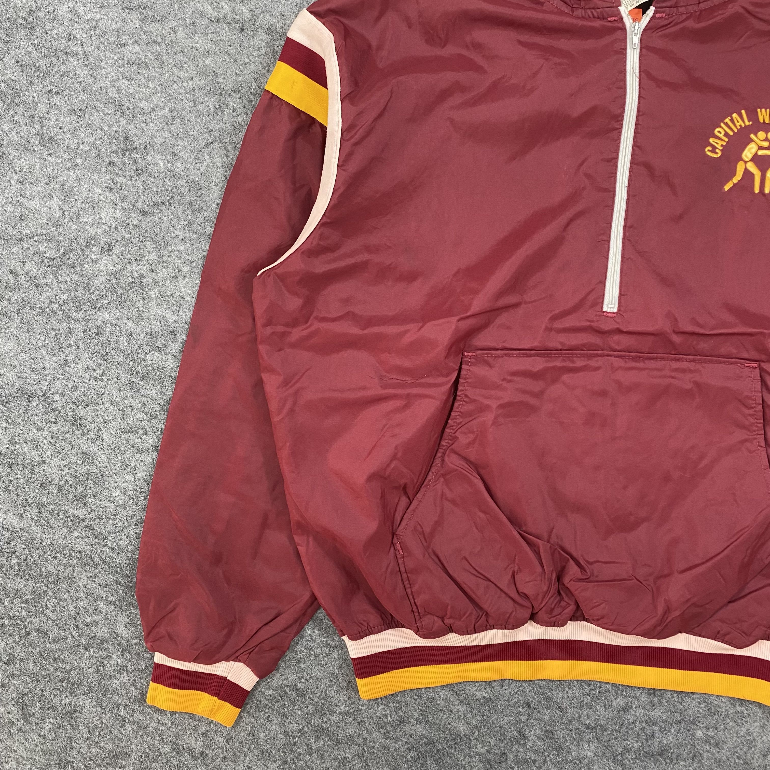 Japanese Brand VTG 70s Betlin Capital Wrestling Cougs Hooded Windbreak-J579 Size US XL / EU 56 / 4 - 4 Thumbnail
