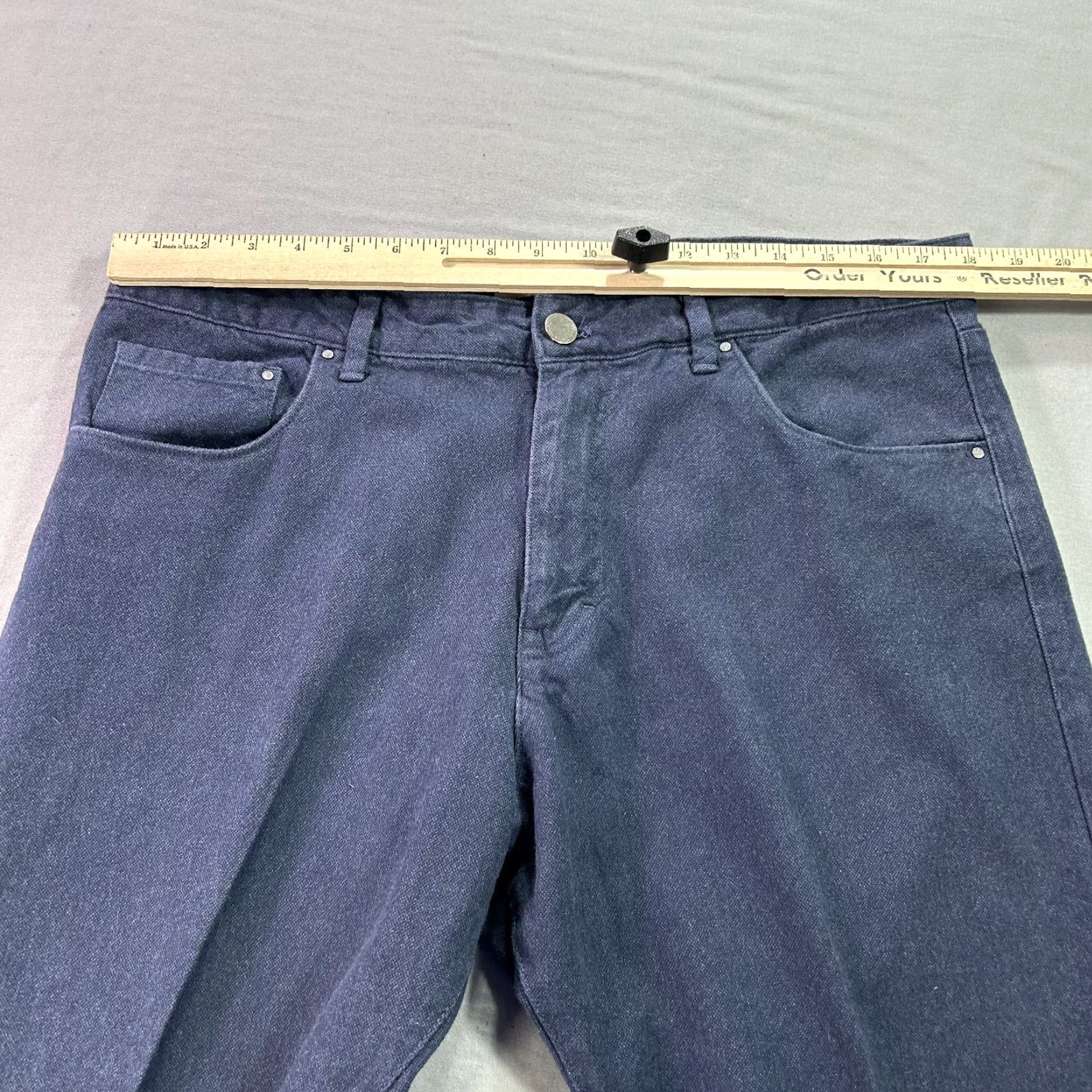 Calvin Klein Calvin Klein Jeans Mens 36x29 Blue Classic Straight Pants Casual Adult Size US 36 / EU 52 - 5 Thumbnail