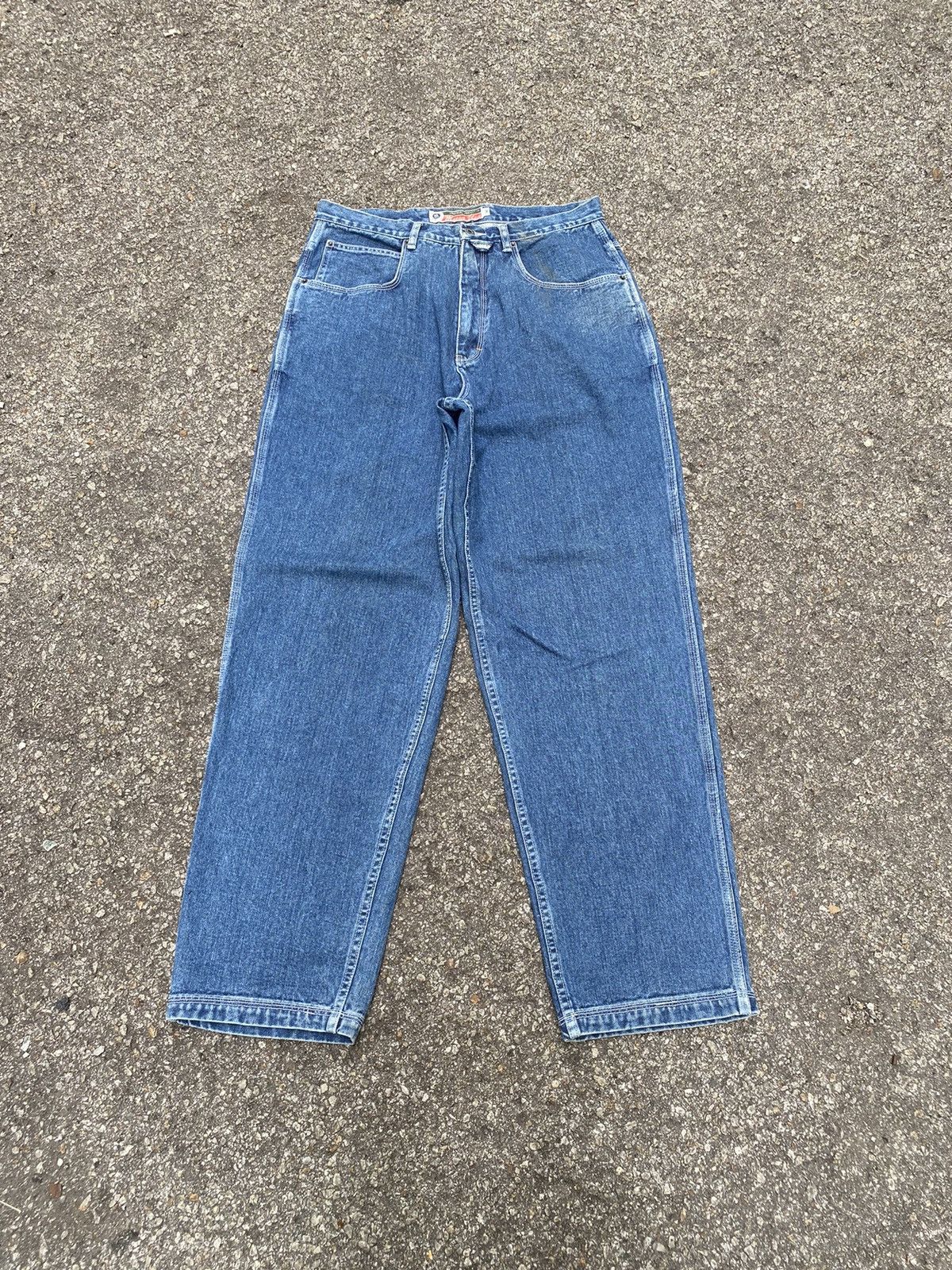 image of Baggy Jeans Vintage Y2K "mecca" Denim Jeans, Men's (Size 35)