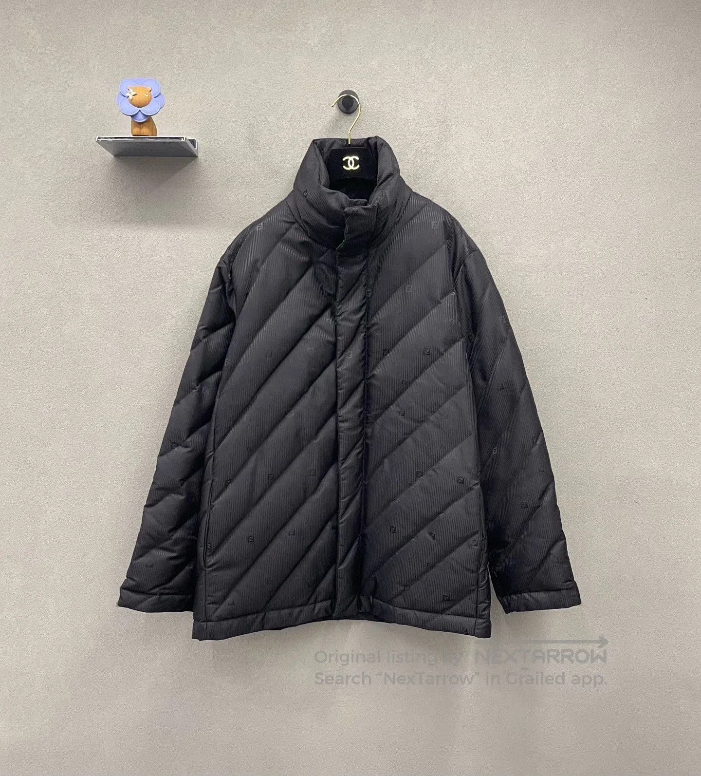 Fendi Fendi Black Down Jacket Size 52. Size US L / EU 52-54 / 3 - 1 Thumbnail
