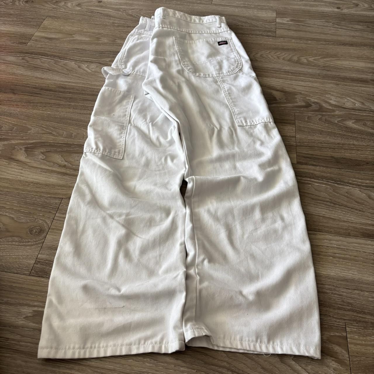 Dickies Crazy Vintage Y2K/2000s Baggy White Dickies Carpenter Pants! 38x30 Size US 38 / EU 54 - 4 Thumbnail