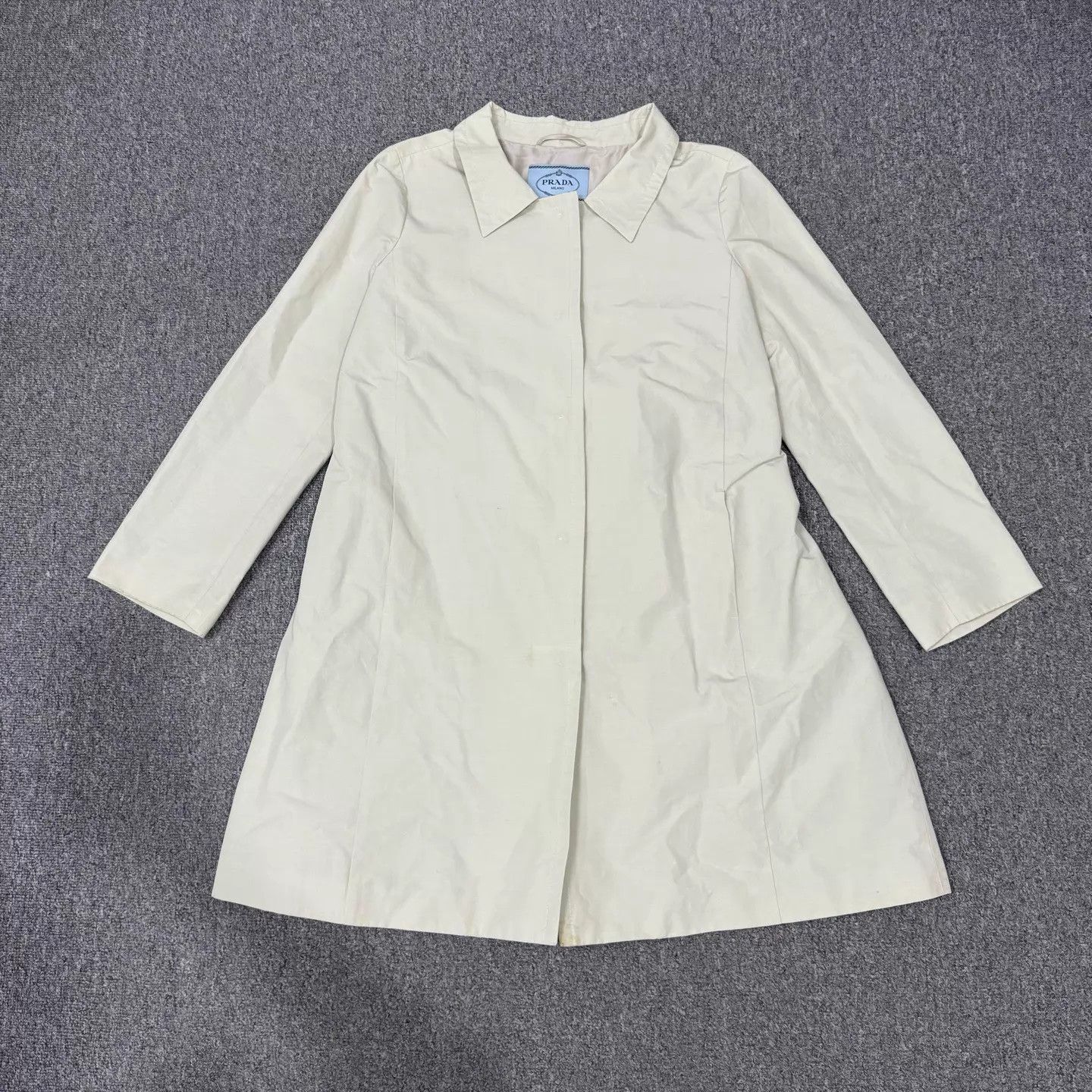 Prada Prada White Trench Coat 44 99new Size M / US 6-8 / IT 42-44 - 1 Thumbnail