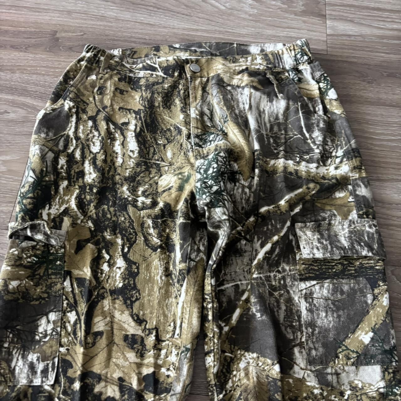 Japanese Brand Crazy Vintage Y2K/2000s Tree Camo Skater Cargo Pants! 28x28 Size US 28 / EU 44 - 5 Thumbnail