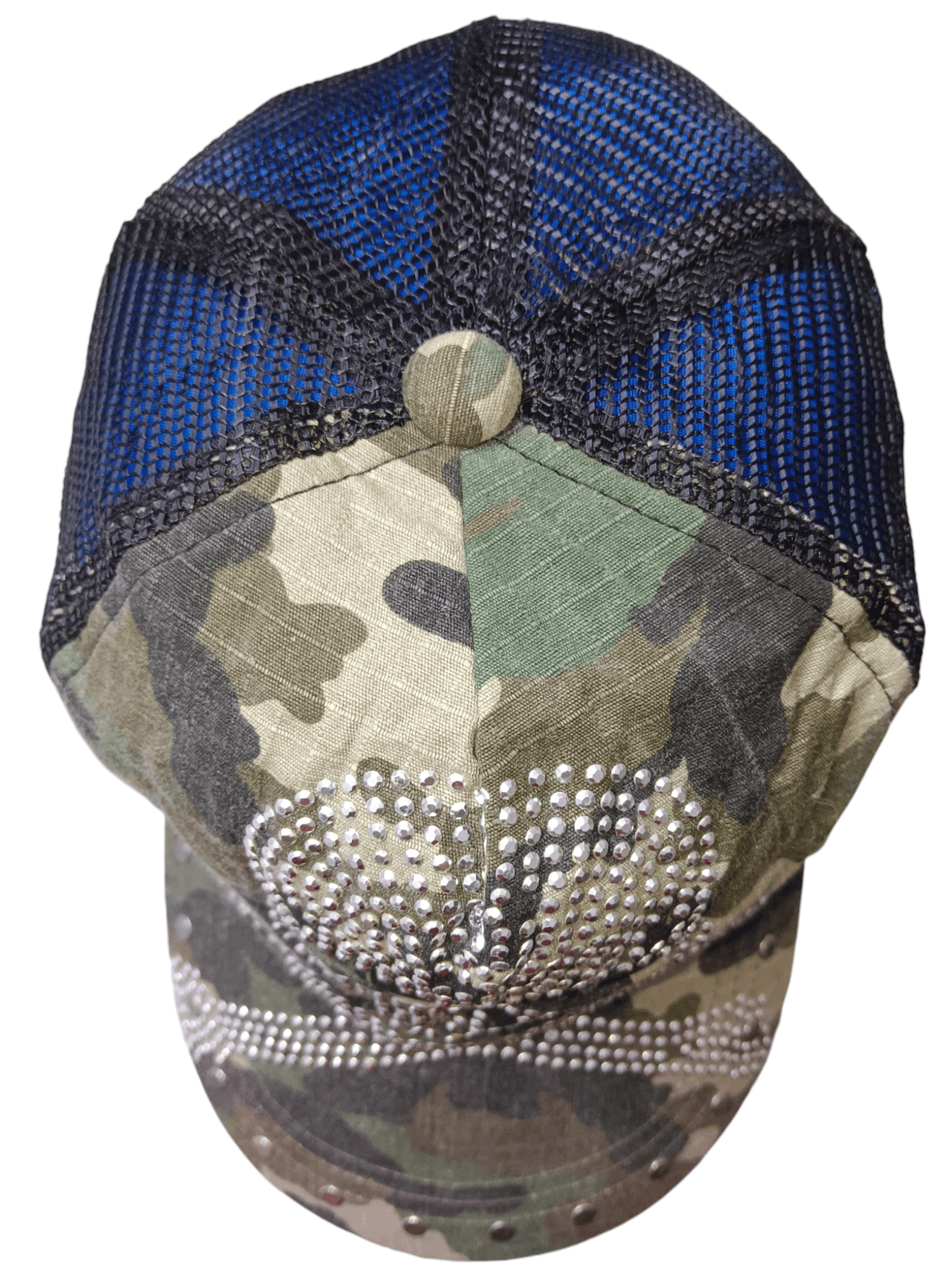 Japanese Brand Six Panels Mastermind Skulls Stud Camo Trucker Hat Size ONE SIZE - 5 Thumbnail