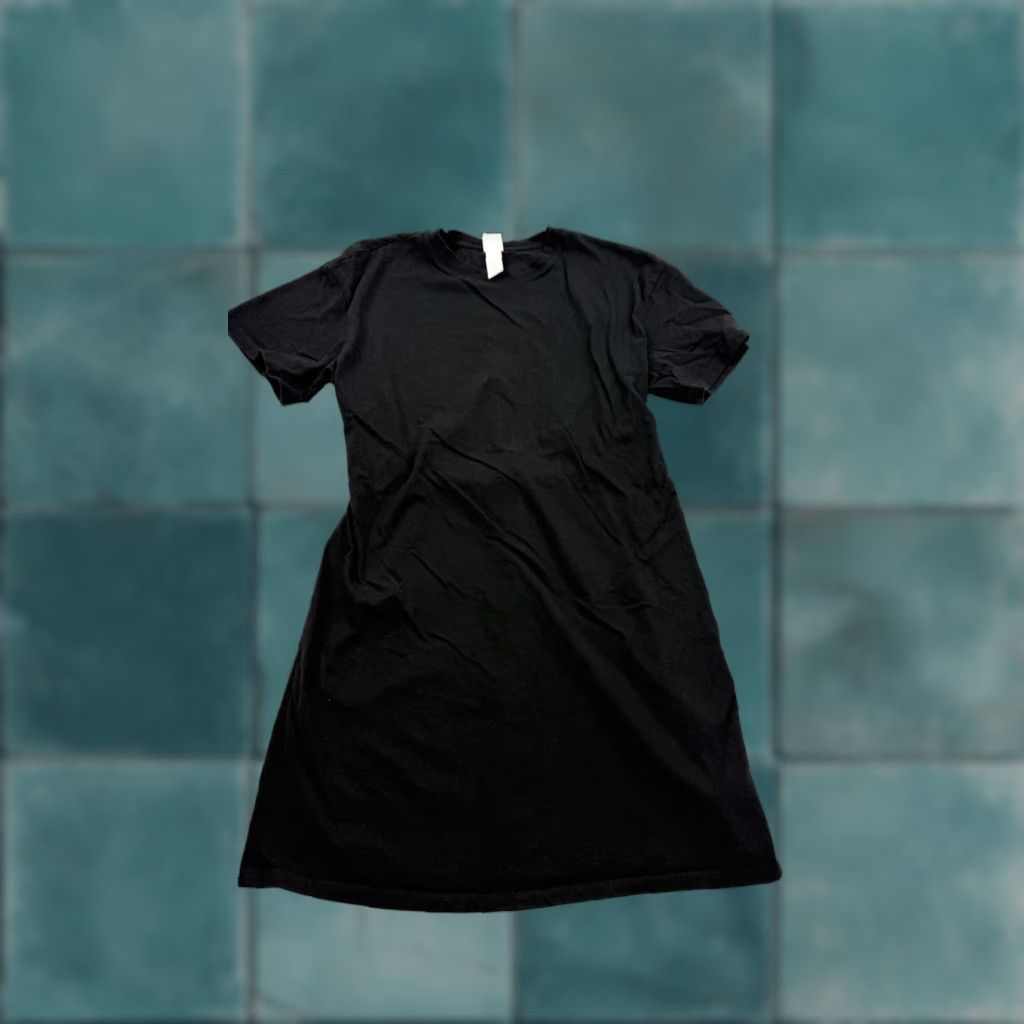 H&M H&M Shirt Dress Womens Medium Black Short Sleeve Stretch Casual Basic Tunic Size M / US 6-8 / IT 42-44 - 1 Thumbnail