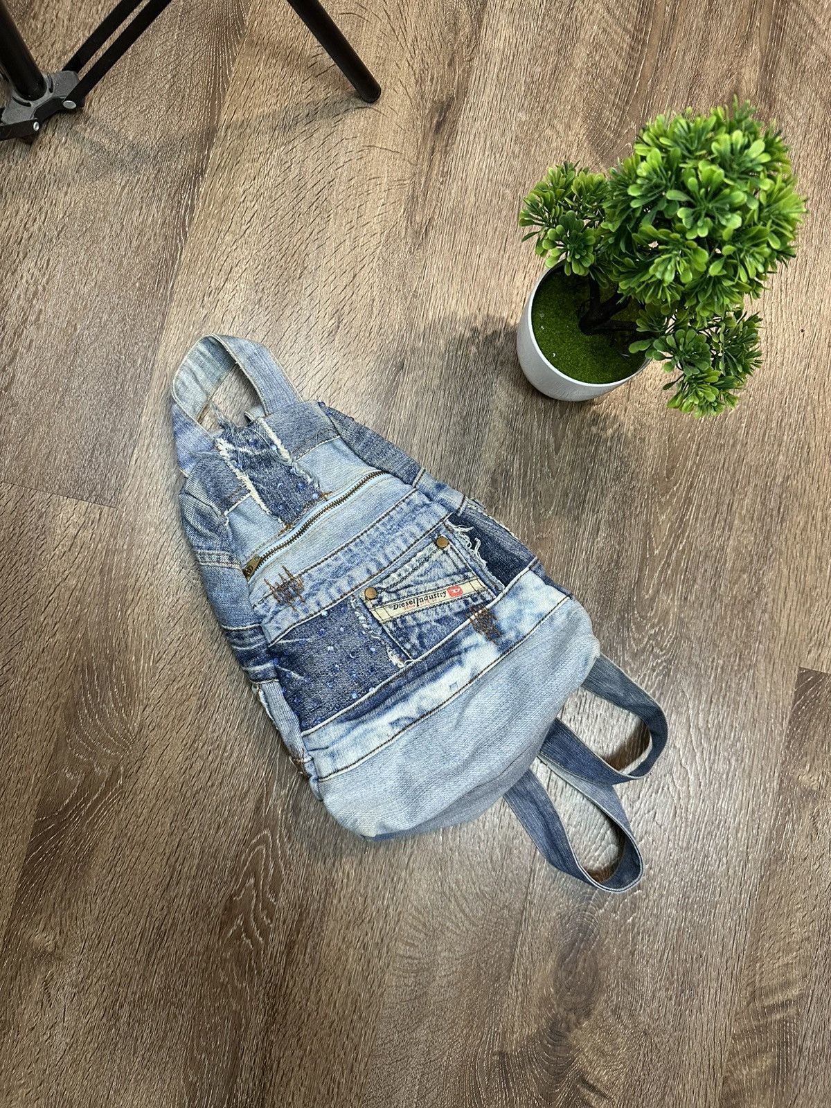 Diesel Diesel Vintage Avan-Garde Jeans Custom Backpack Size ONE SIZE - 1 Thumbnail