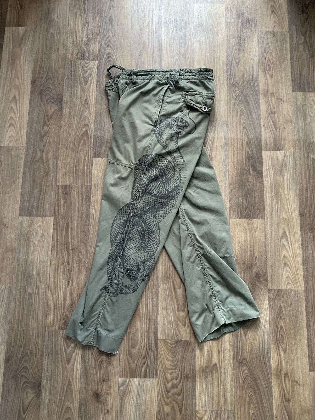 Z Brand Z Brand Vintage Japan Snake Pants Cargo Trousers Y2K Style