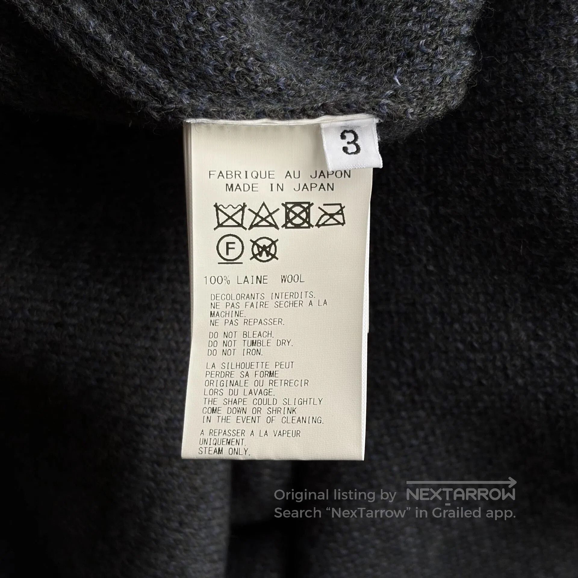 Yohji Yamamoto yohji yamamoto striped turtleneck sweater. Size US L / EU 52-54 / 3 - 8 Thumbnail