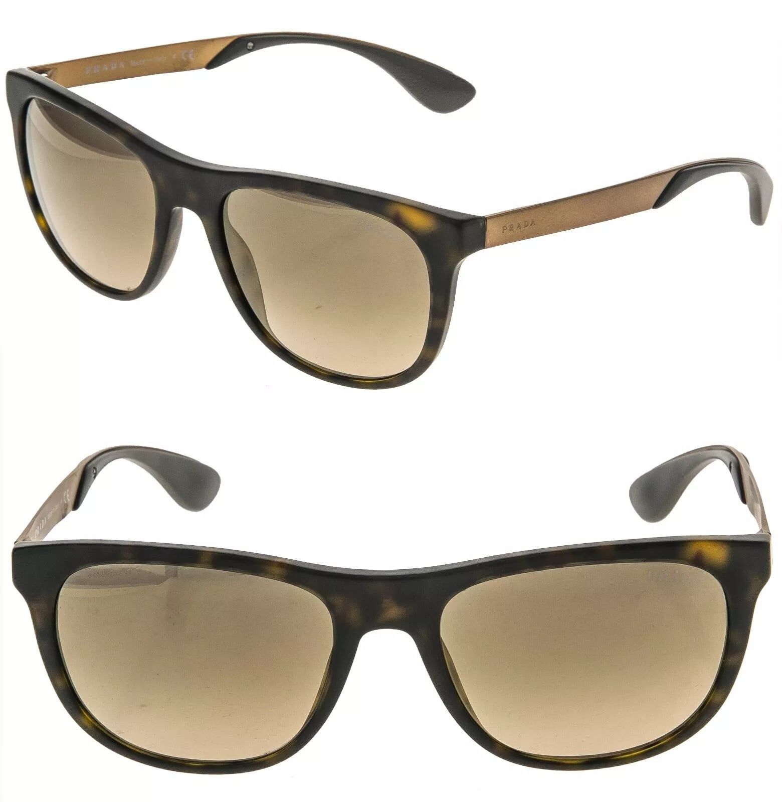 Prada PRADA 04S Sport Square PR04SS Brown Bronze Sunglasses Size ONE SIZE - 1 Thumbnail