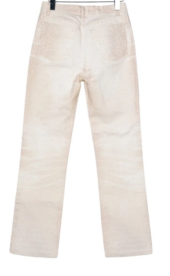 Roberto Cavalli Roberto Cavalli Crocodile Print Jeans Size 26" / US 2 / IT 38 - 2 Thumbnail