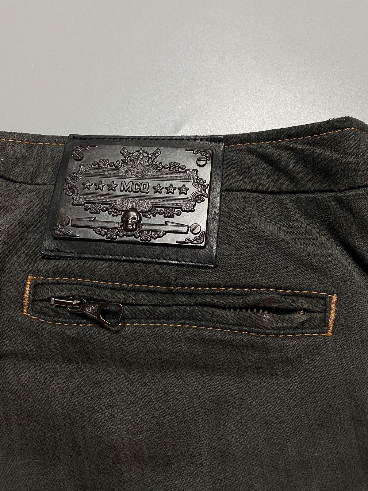 Alexander McQueen × Vintage 🔥Alexander McQueen exclusive denim pants Size 27" / US 4 / IT 40 - 15 Thumbnail